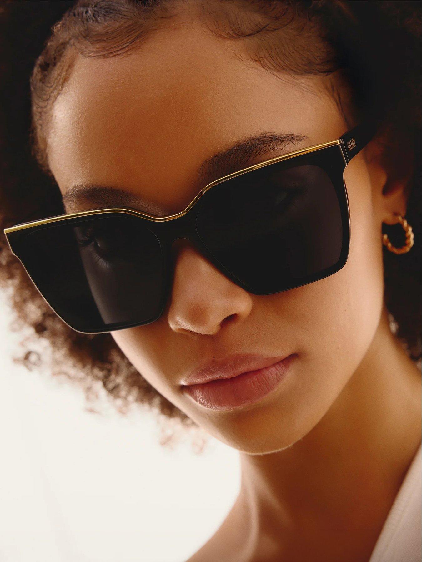 QUAY AUSTRALIA Level Up Sunglasses - Black