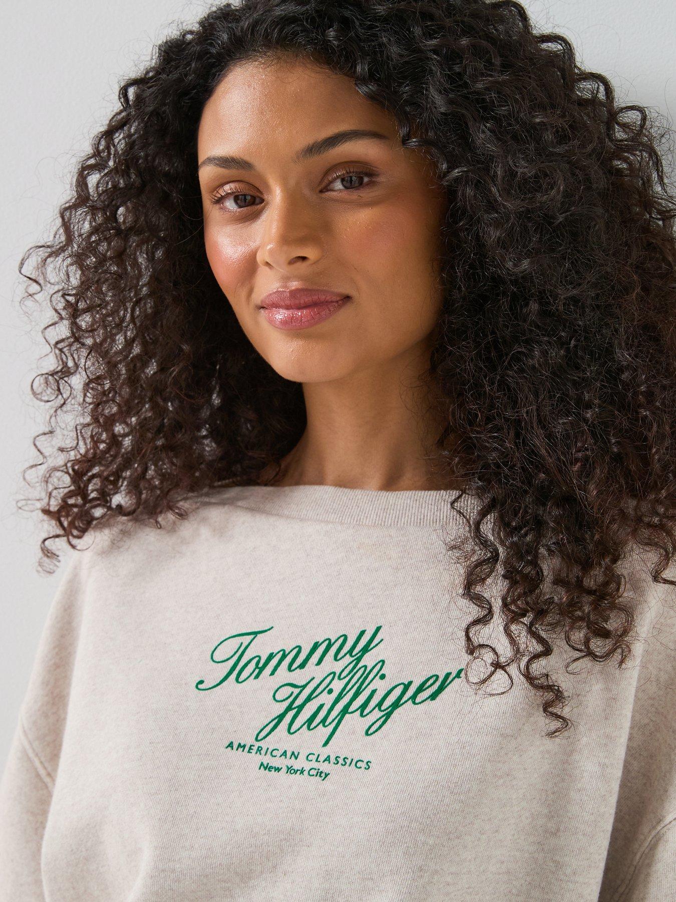Image 4 of 6 of Tommy Hilfiger Script Terry Sweatpants