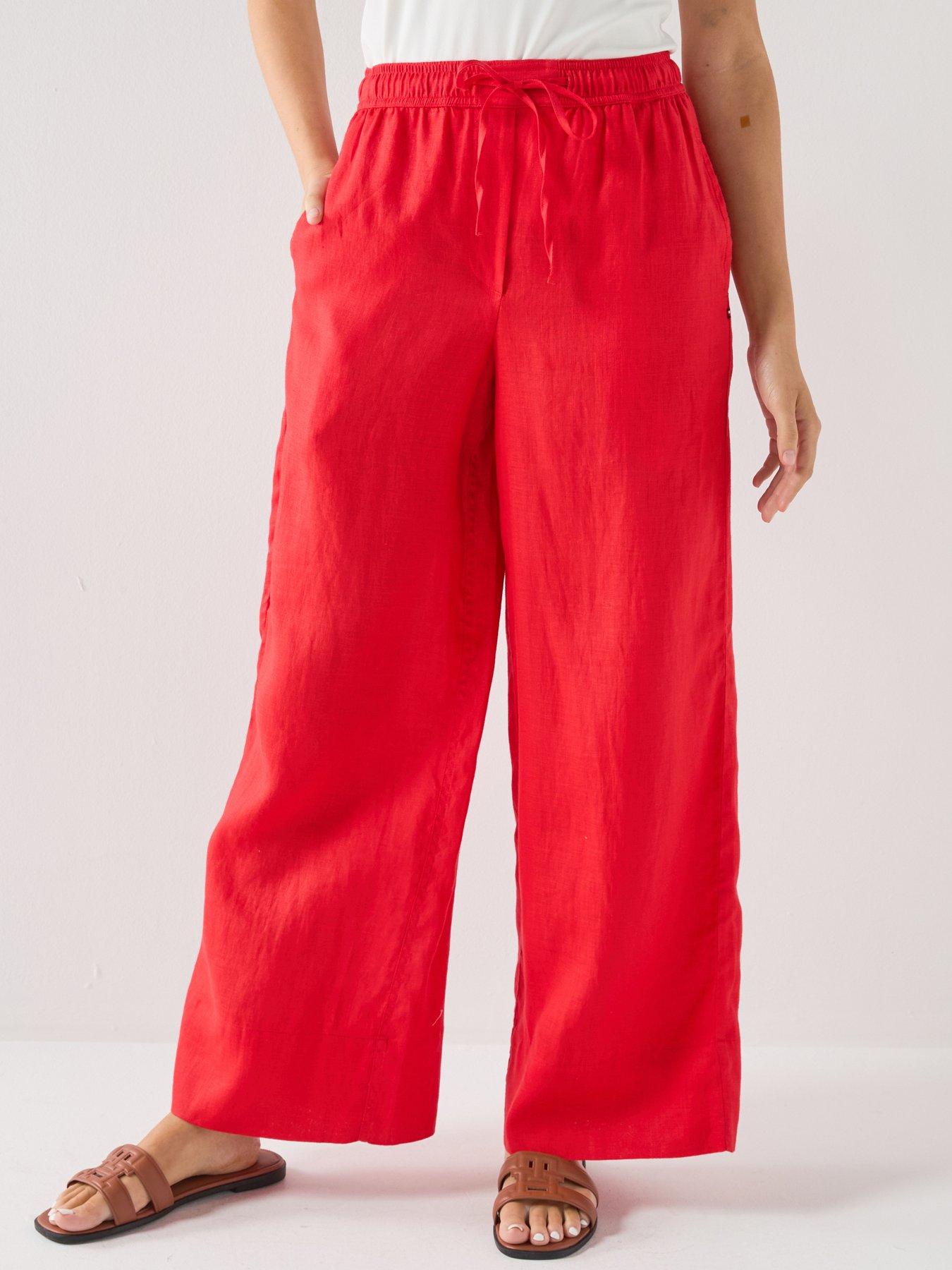 Tommy Hilfiger Linen Pull On Trouser