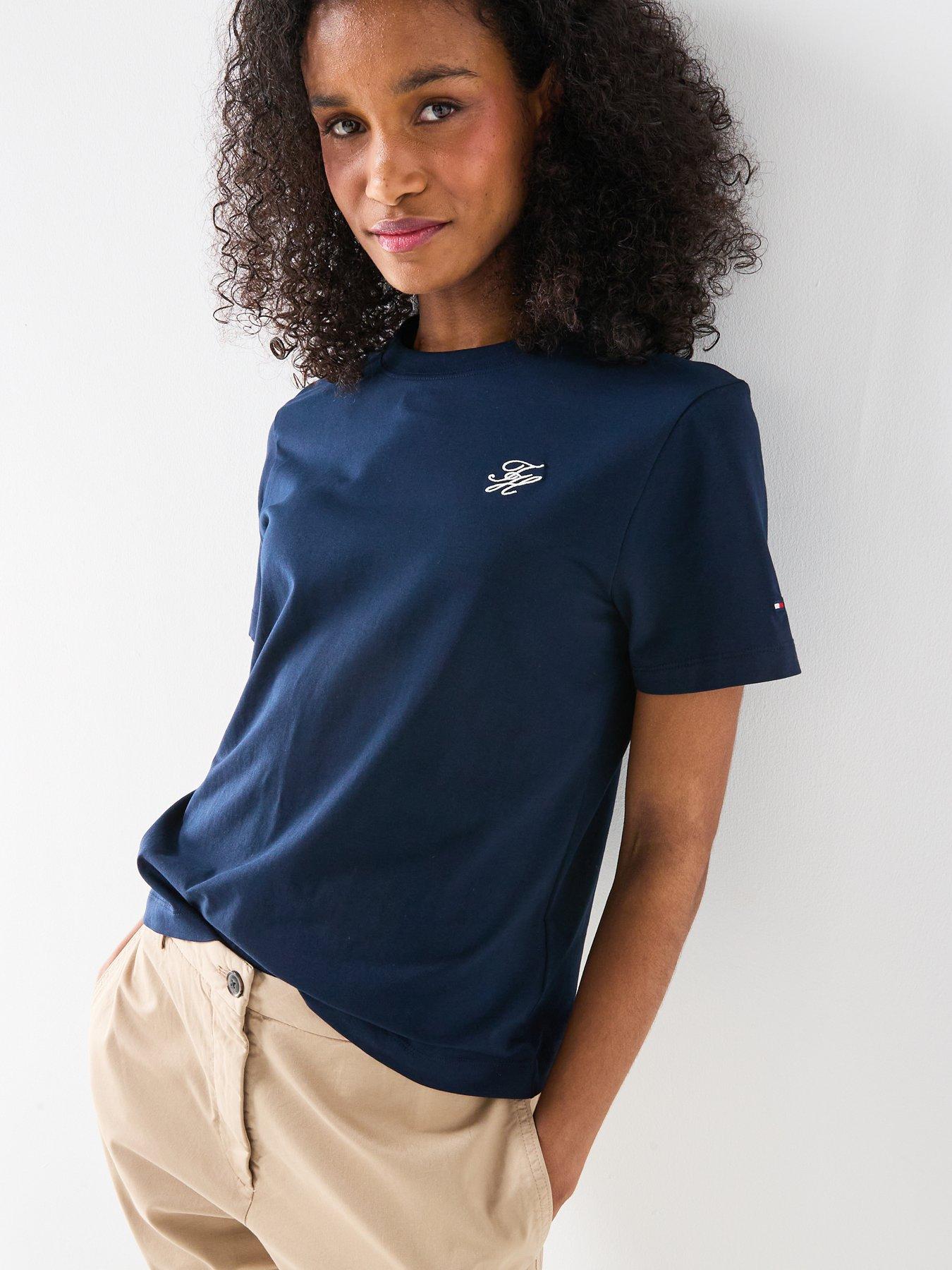 Tommy Hilfiger Short Sleeve T-Shirt - Blue - Navy