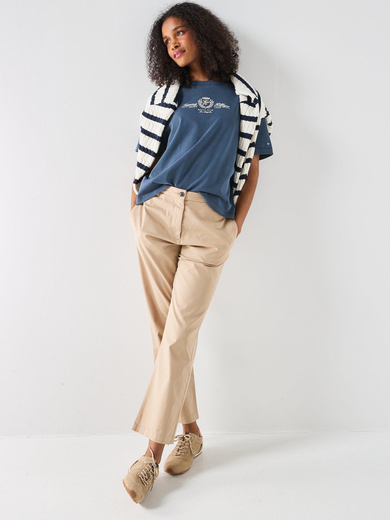 Image 3 of 4 of Tommy Hilfiger Varsity Short Sleeve T-Shirt - Navy