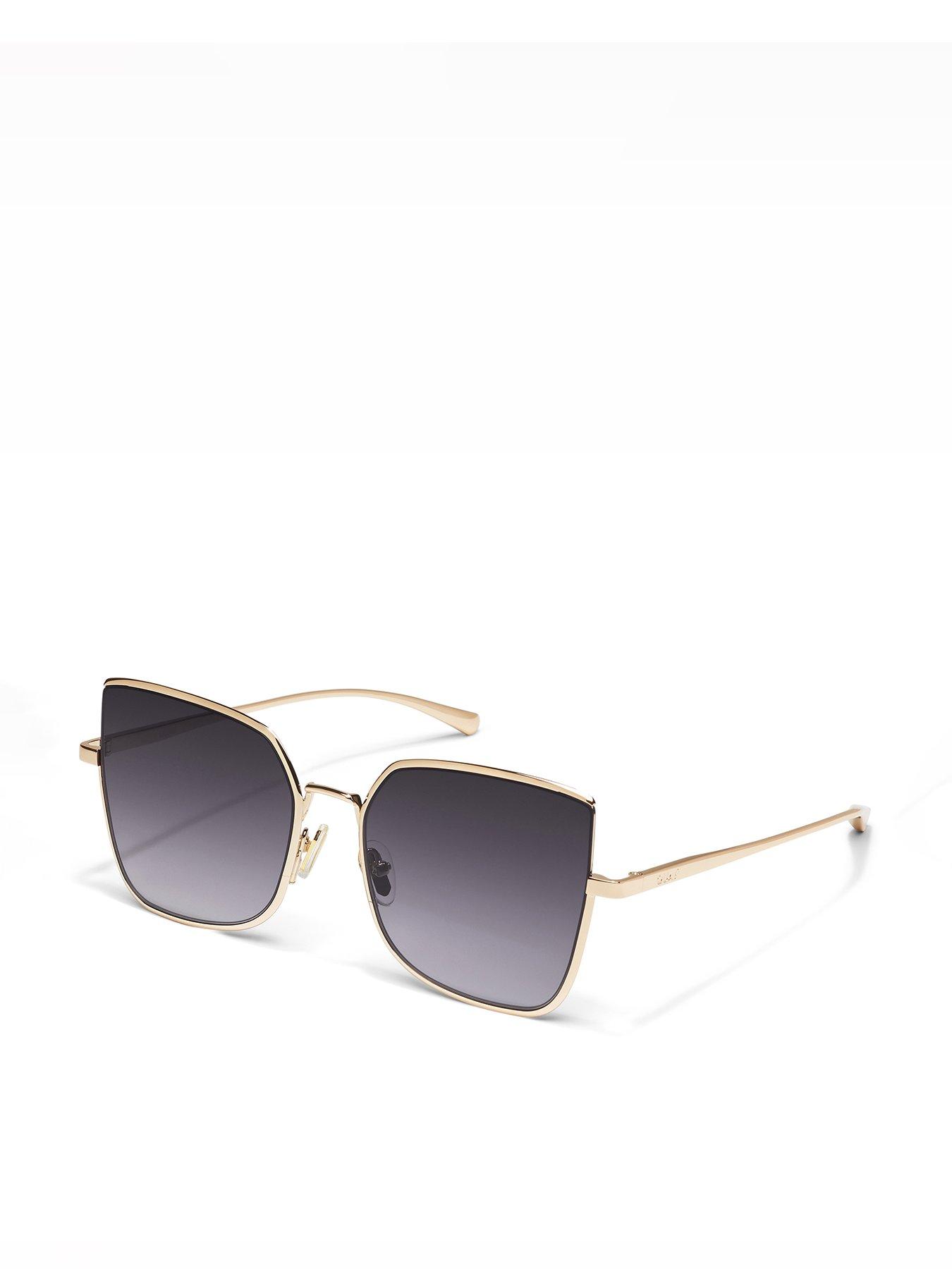 QUAY AUSTRALIA Big Debut-gold/smoke