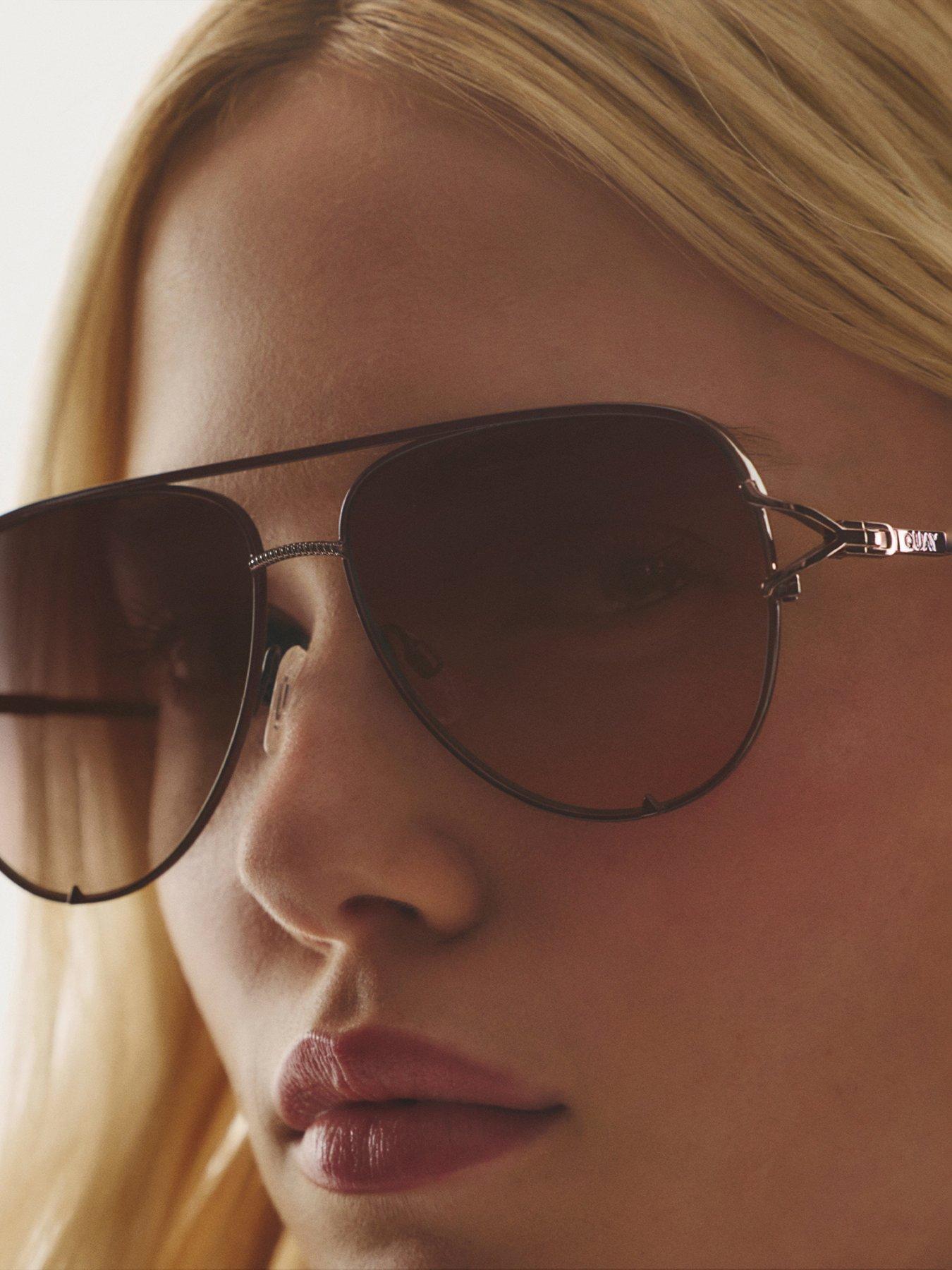 QUAY AUSTRALIA High Key Twist Sunglasses - Brown