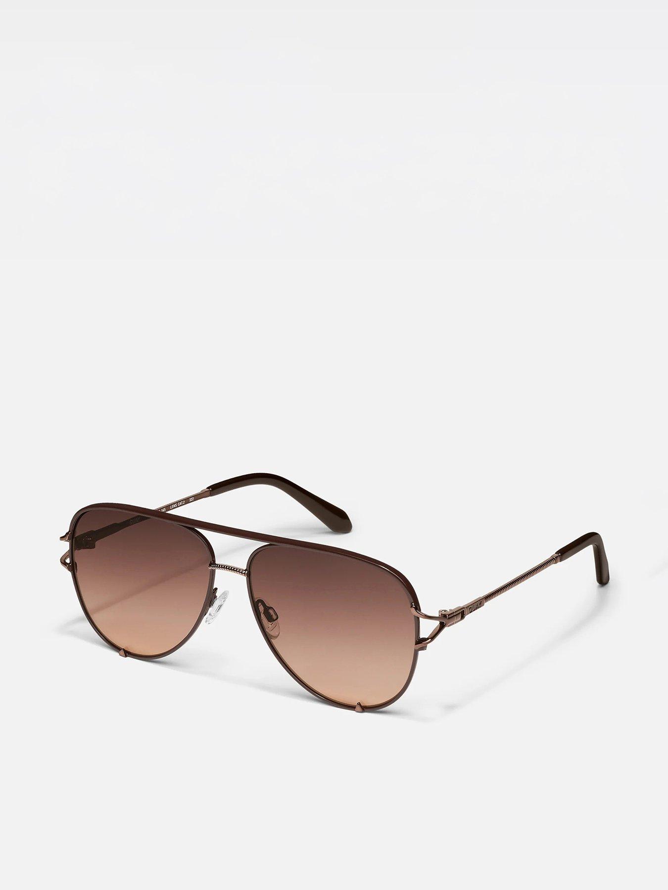QUAY AUSTRALIA High Key Twist Sunglasses - Brown
