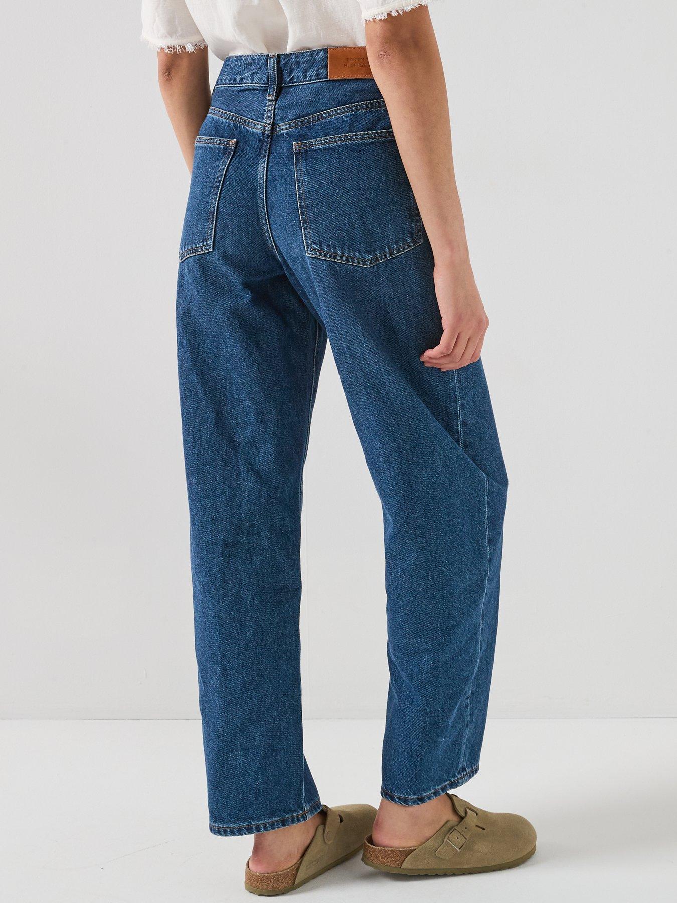 Image 2 of 6 of Tommy Hilfiger Barrel Leg Jeans - Blue