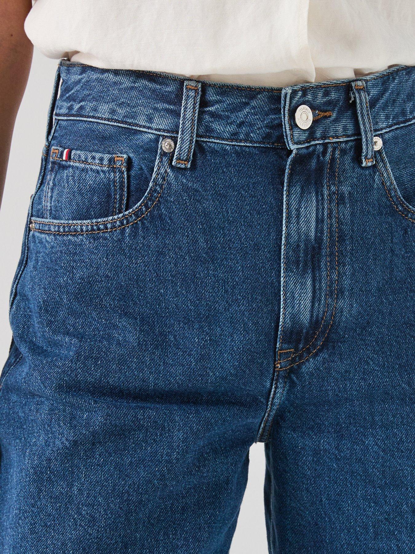 Image 4 of 6 of Tommy Hilfiger Barrel Leg Jeans - Blue