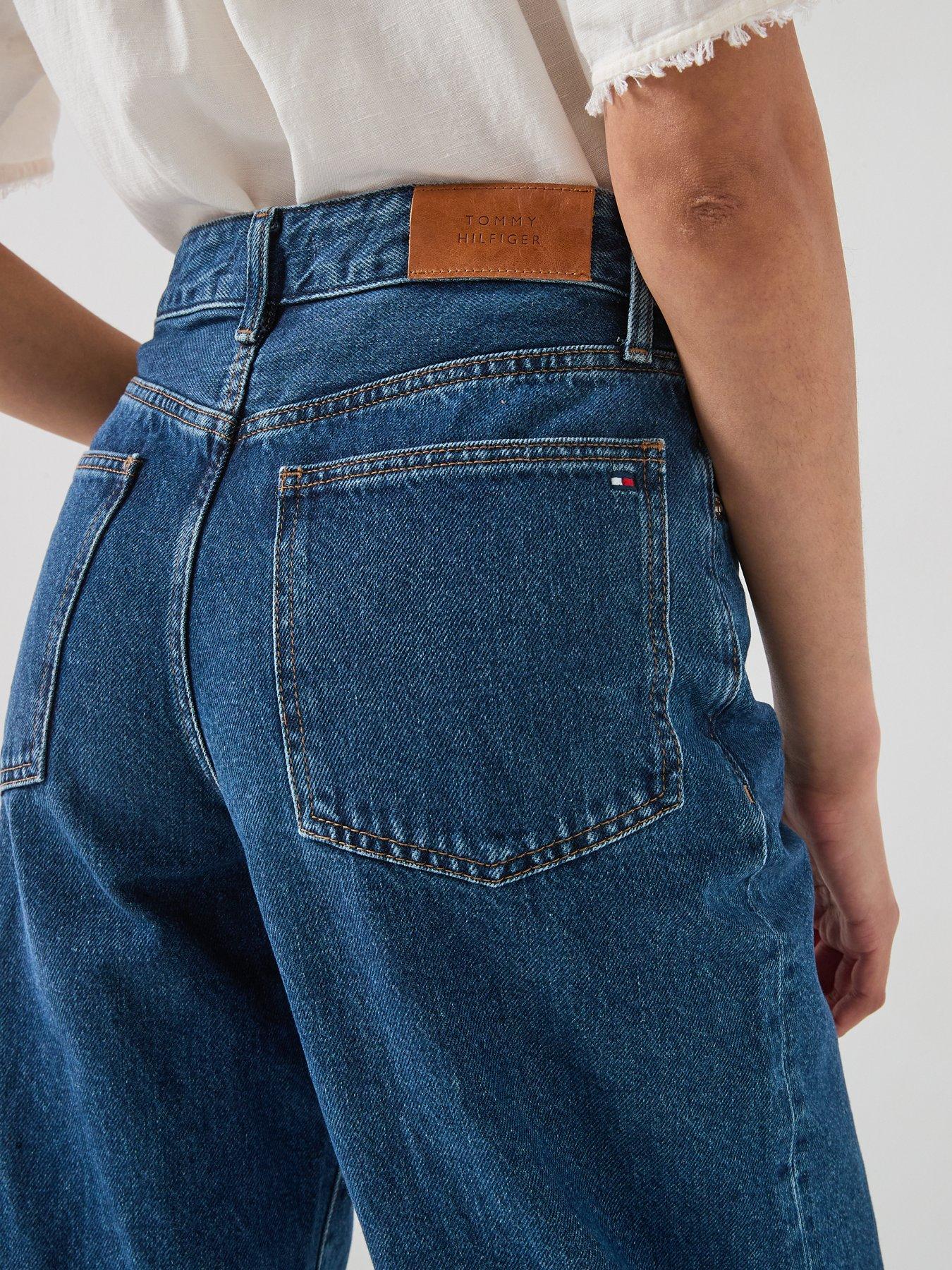 Image 5 of 6 of Tommy Hilfiger Barrel Leg Jeans - Blue