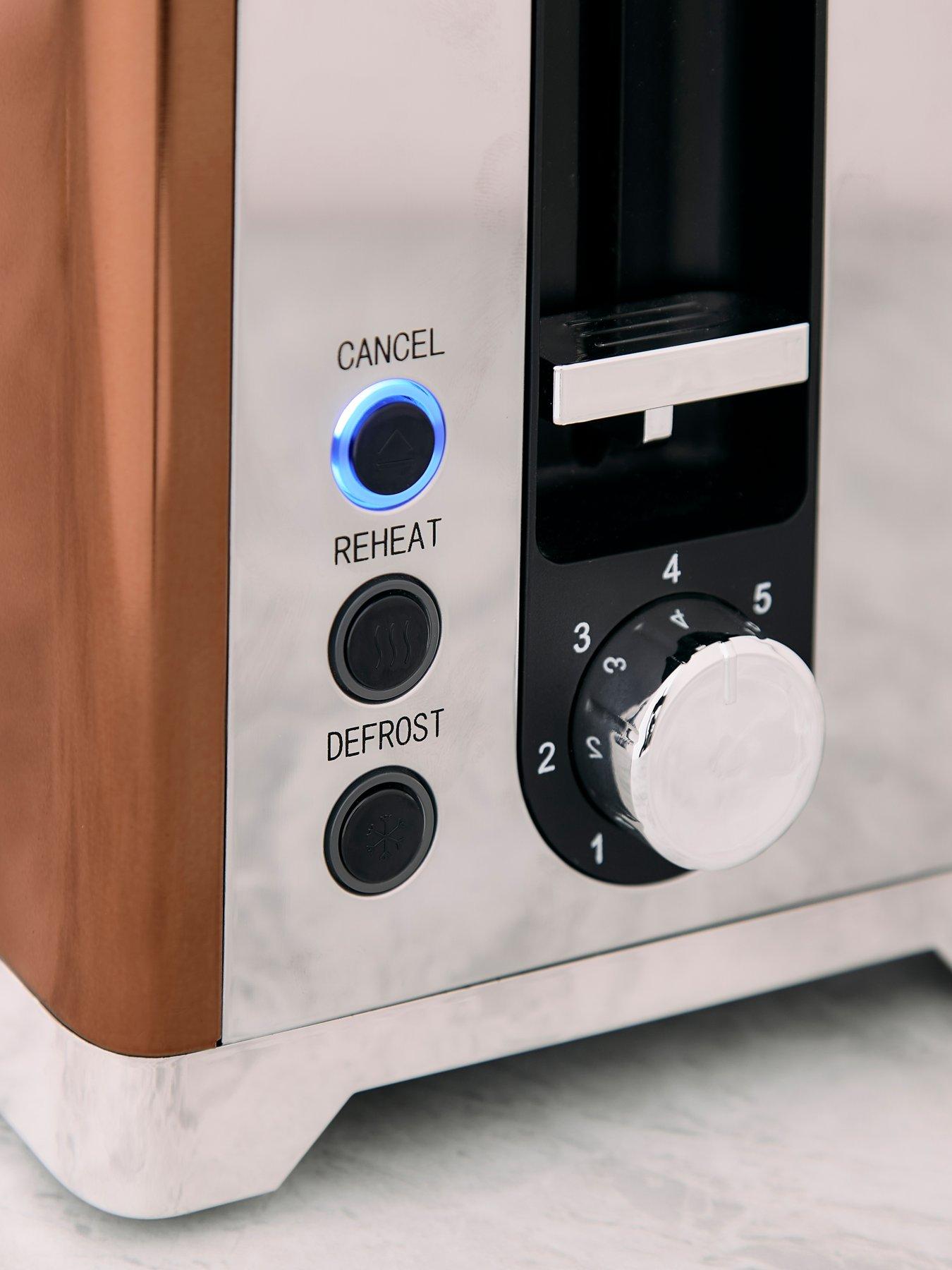 Image 6 of 7 of Swan Solace&nbsp;2 Slice Toaster Twin Pack -&nbsp;Copper