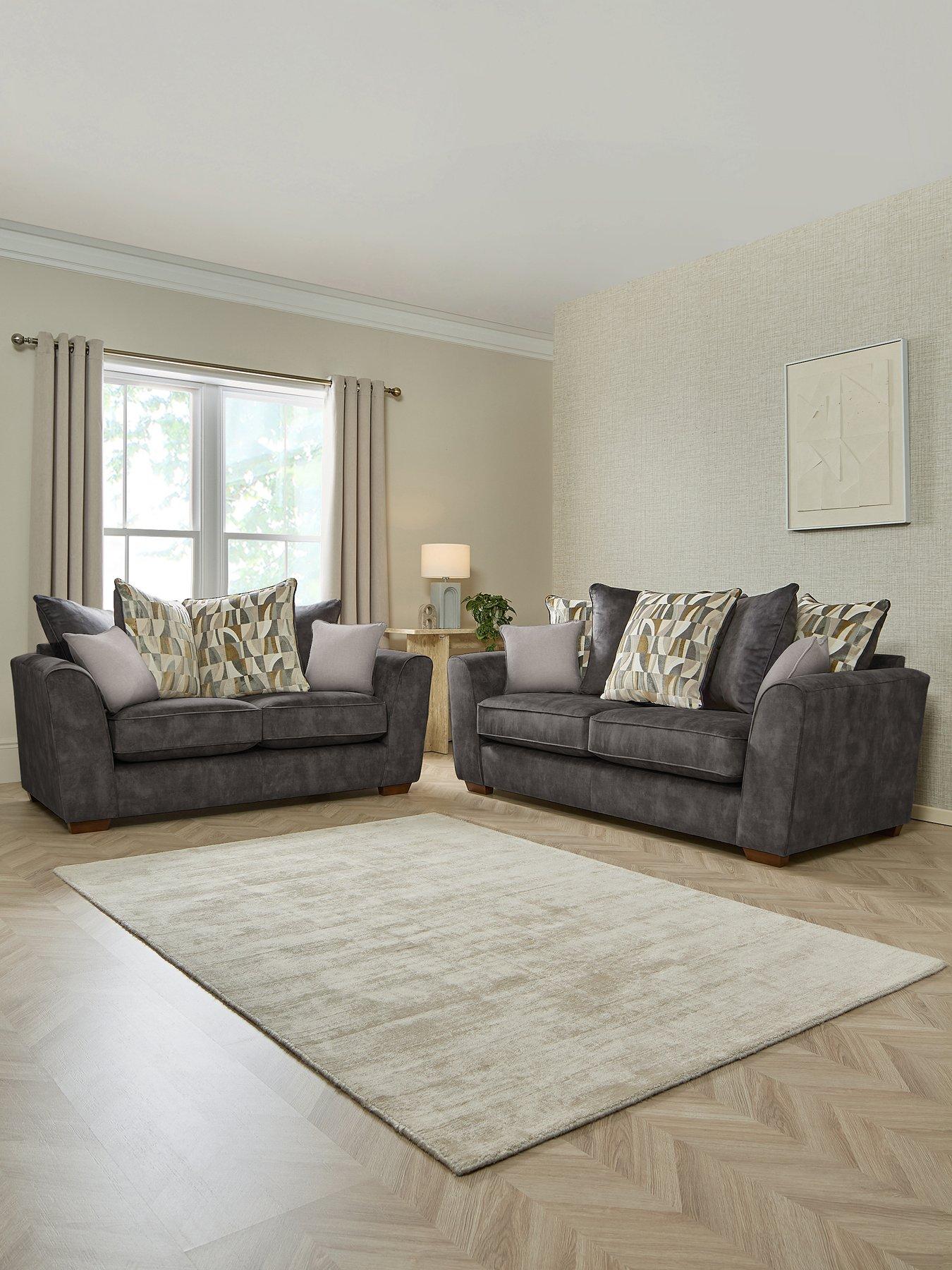 The Very Collection Como 3 Seater + 2 Seater Sofa Set (Buy  &  SAVE!) - Made to Order in the UK