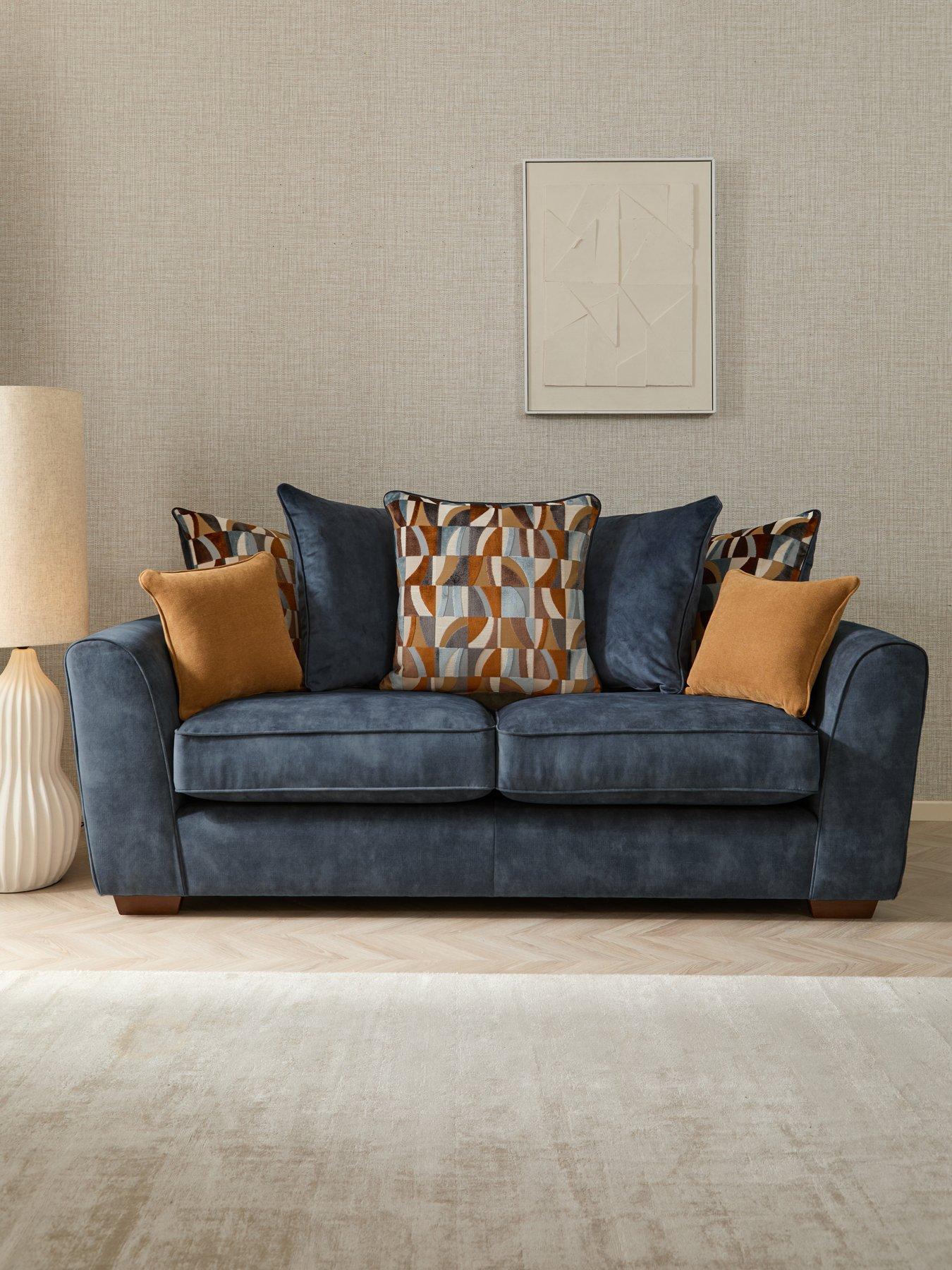 The Very Collection Como Fabric 3 Seater Sofa - Made to Order in the UK