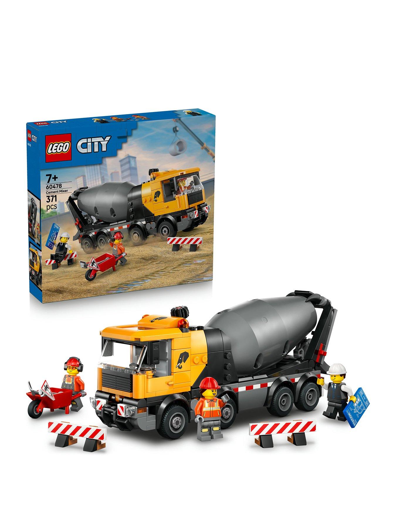 LEGO City Cement Mixer Construction Toy for Kids (60478)