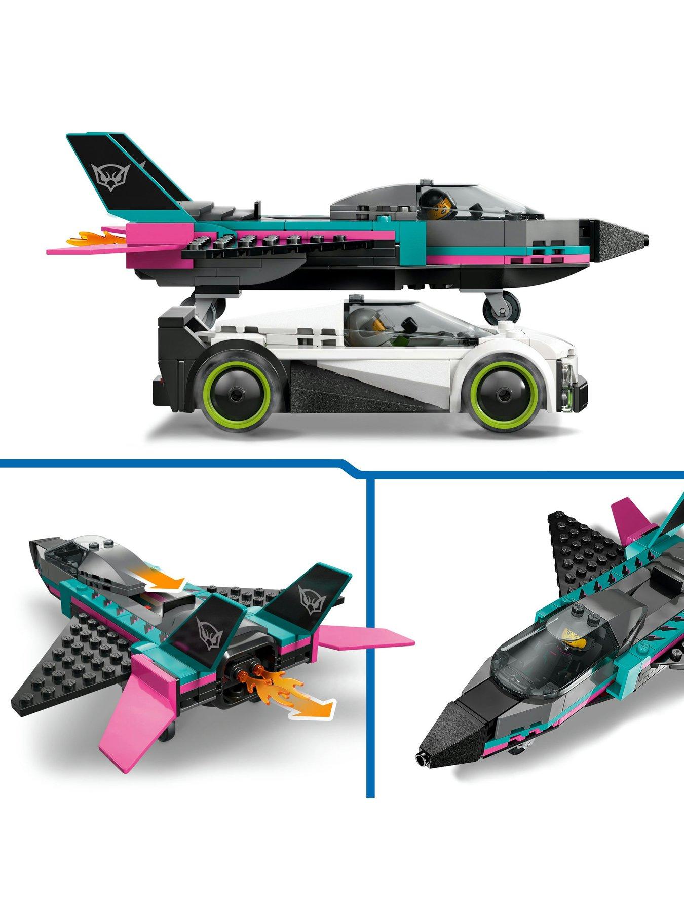 Image 3 of 8 of LEGO City Jet vs. Car &ndash; Toy Cars and Jet Toy Playset (60489)