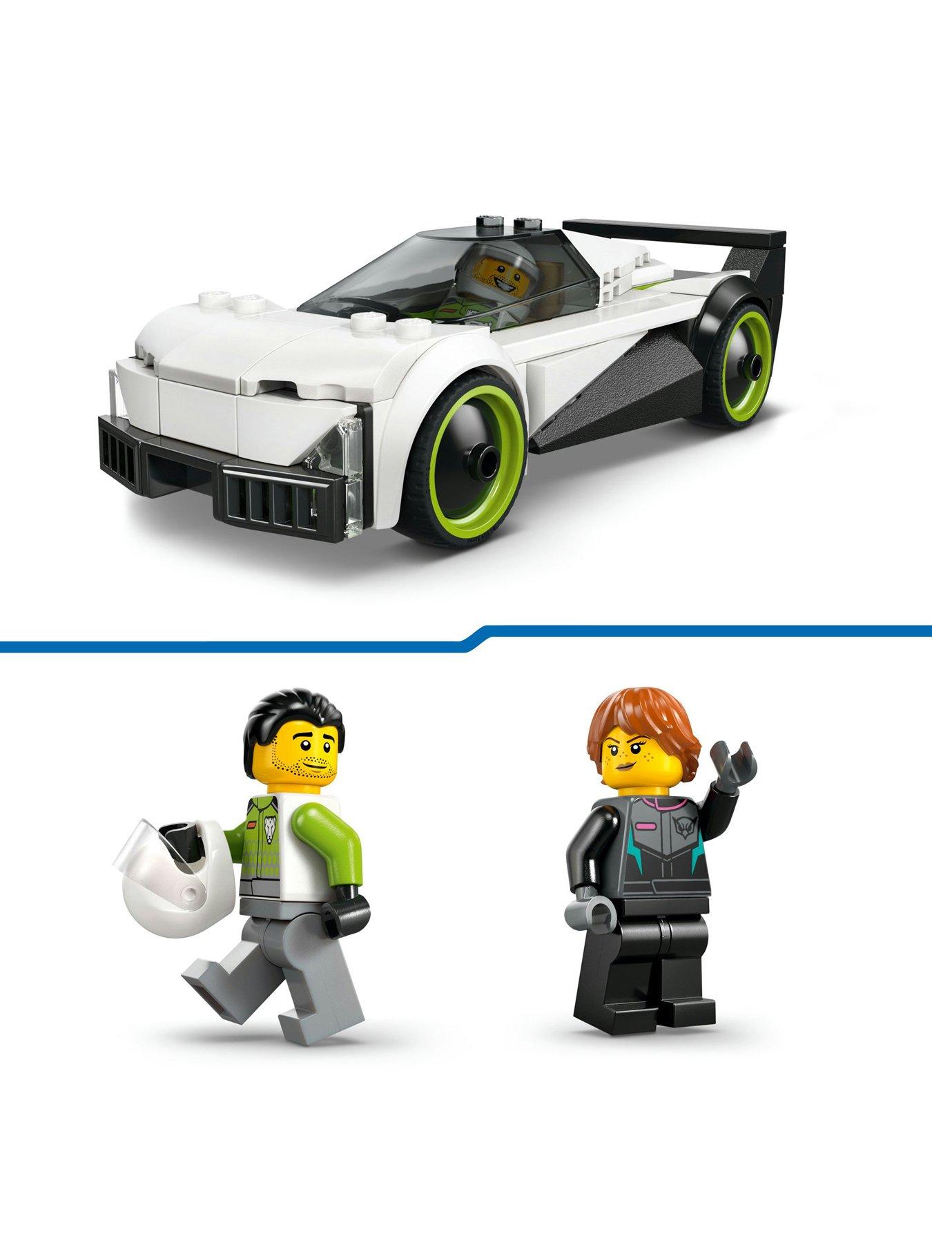 Image 4 of 8 of LEGO City Jet vs. Car &ndash; Toy Cars and Jet Toy Playset (60489)