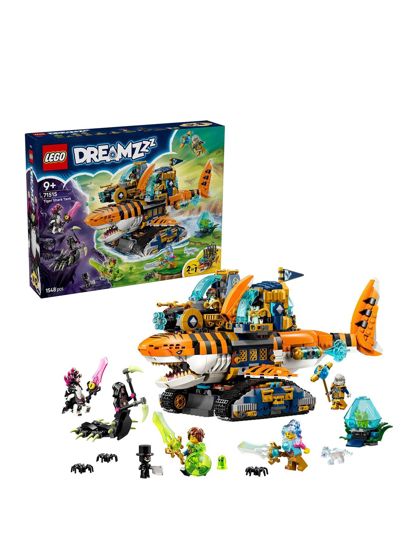LEGO DreamZzz 2-in-1 Tiger Shark Tank Toy (71515)