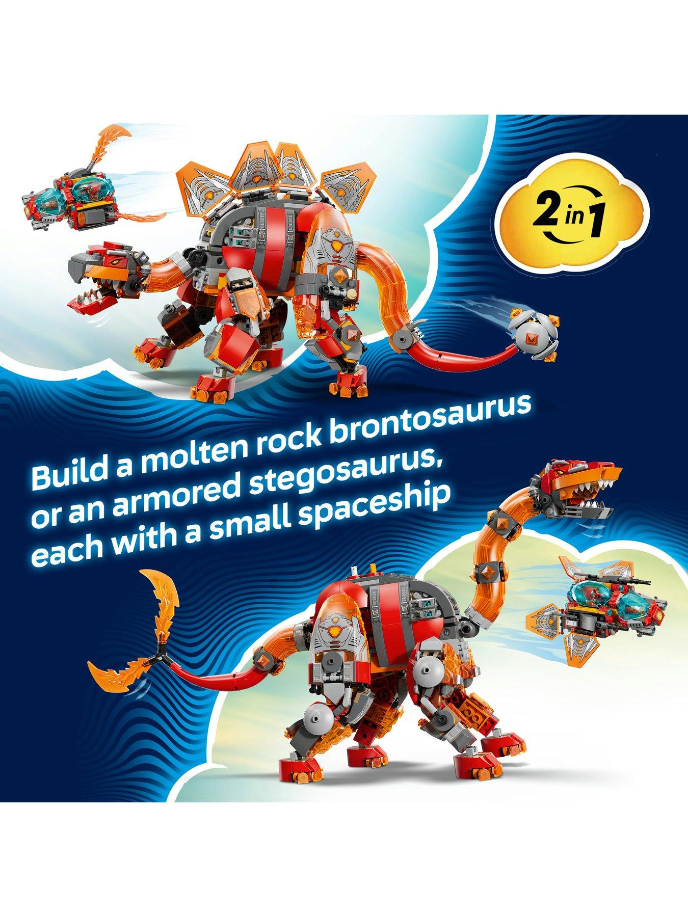 Image 3 of 8 of LEGO DreamZzz 2 in 1 Dino Jet - Dinosaur Toy 71514
