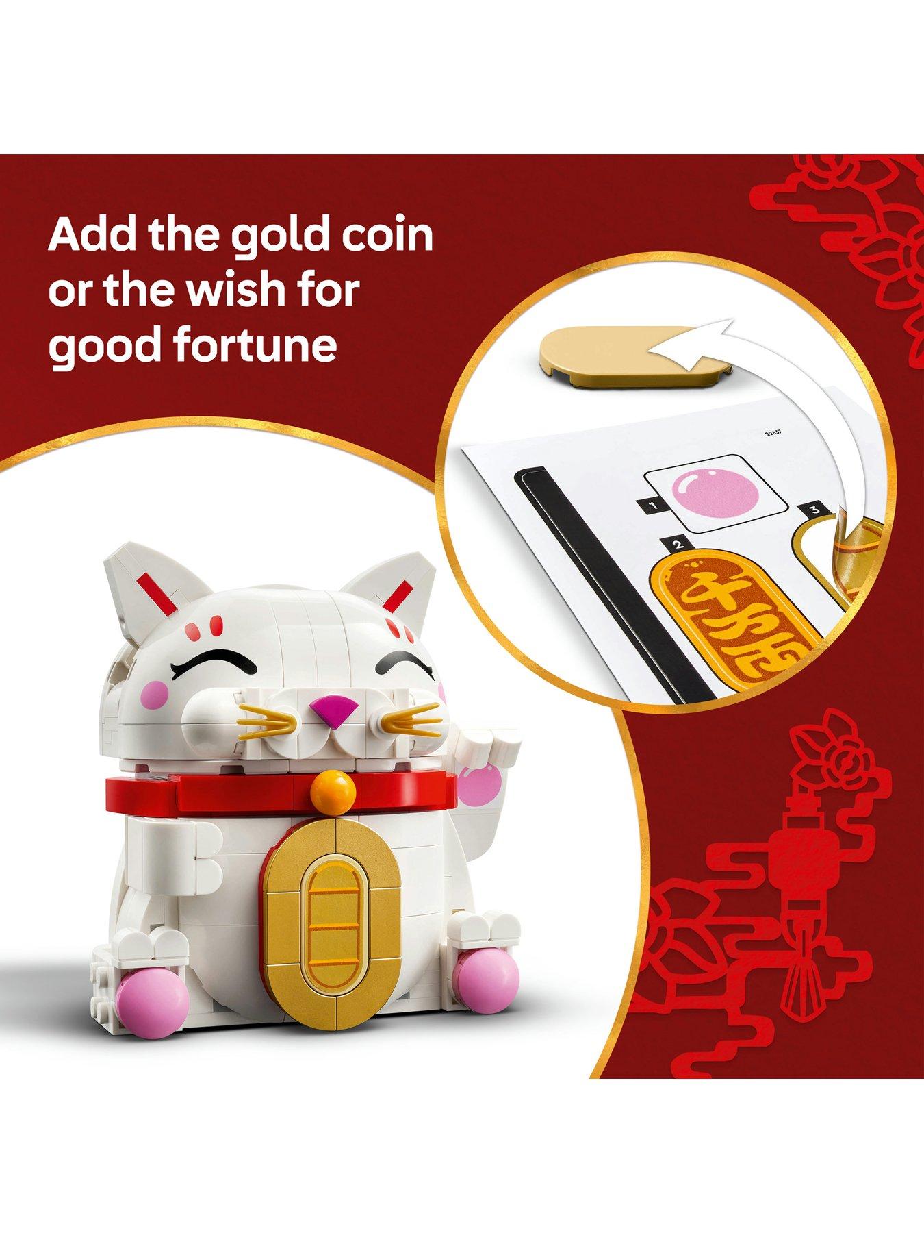 Image 6 of 7 of LEGO Lucky Cat Display Model Building Kit (40813)