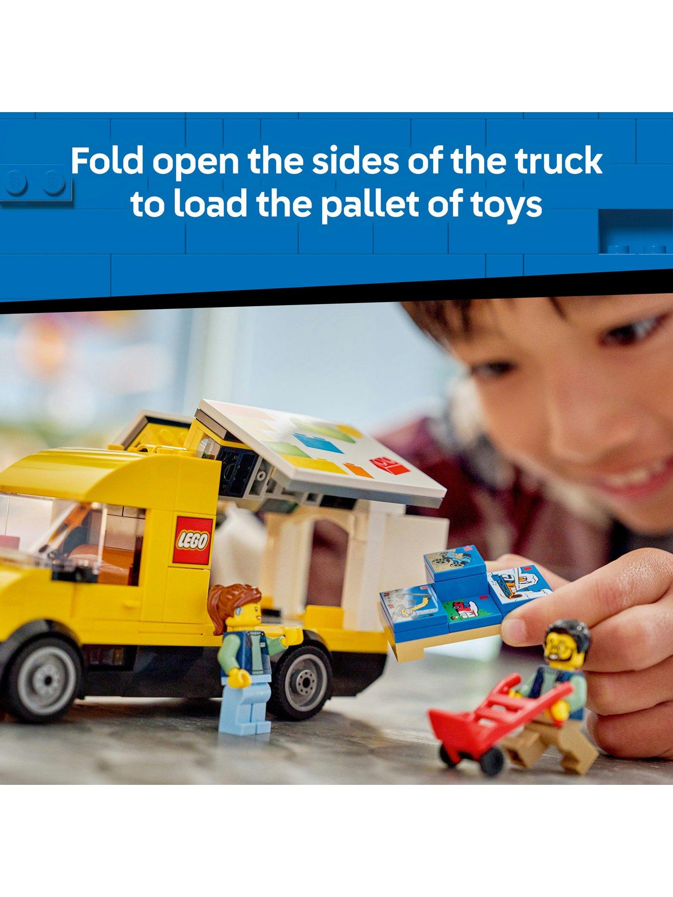 Image 3 of 8 of LEGO City The LEGO Van Toy with 2 Minifigures 60500