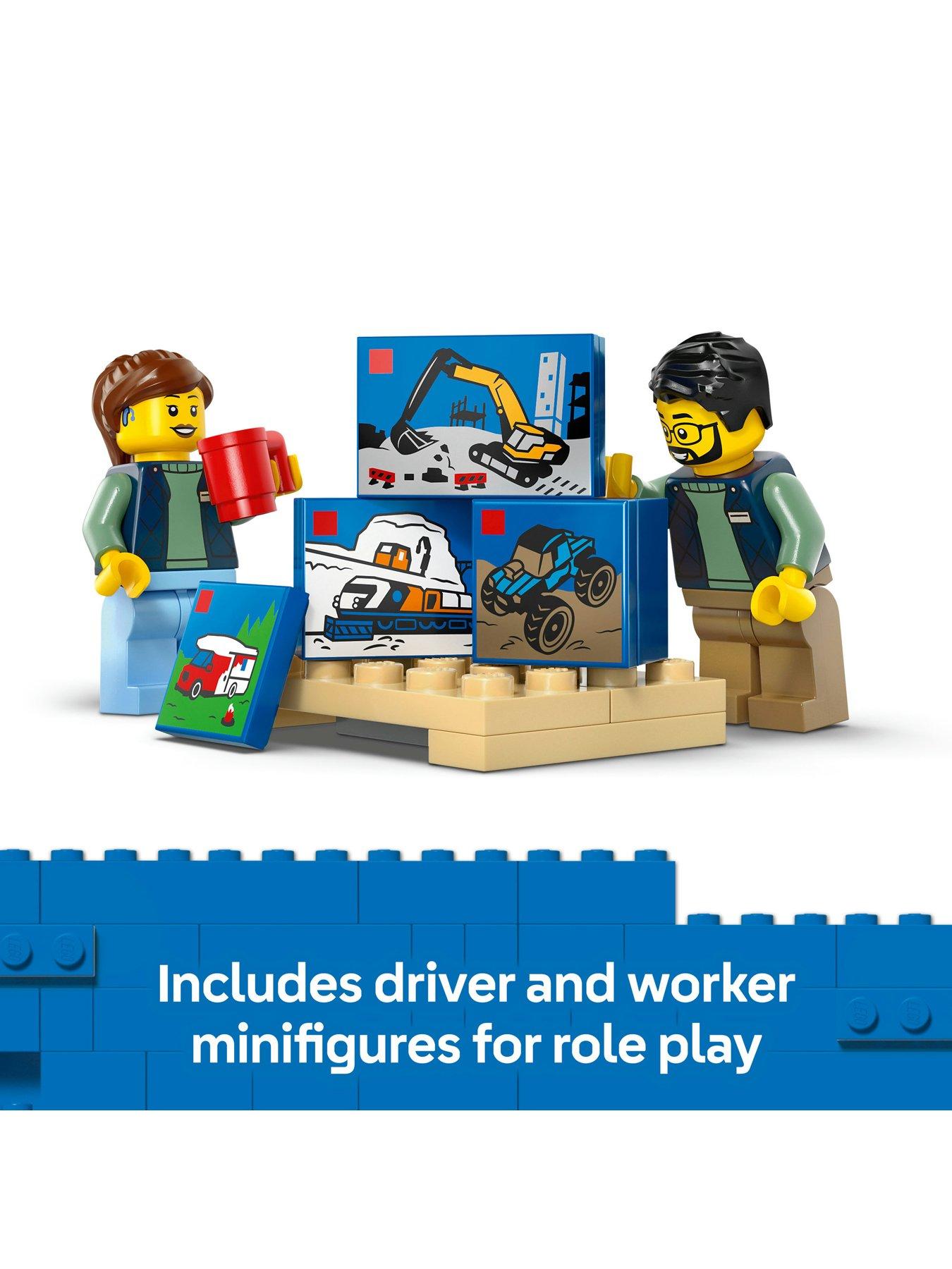 Image 6 of 8 of LEGO City The LEGO Van Toy with 2 Minifigures 60500