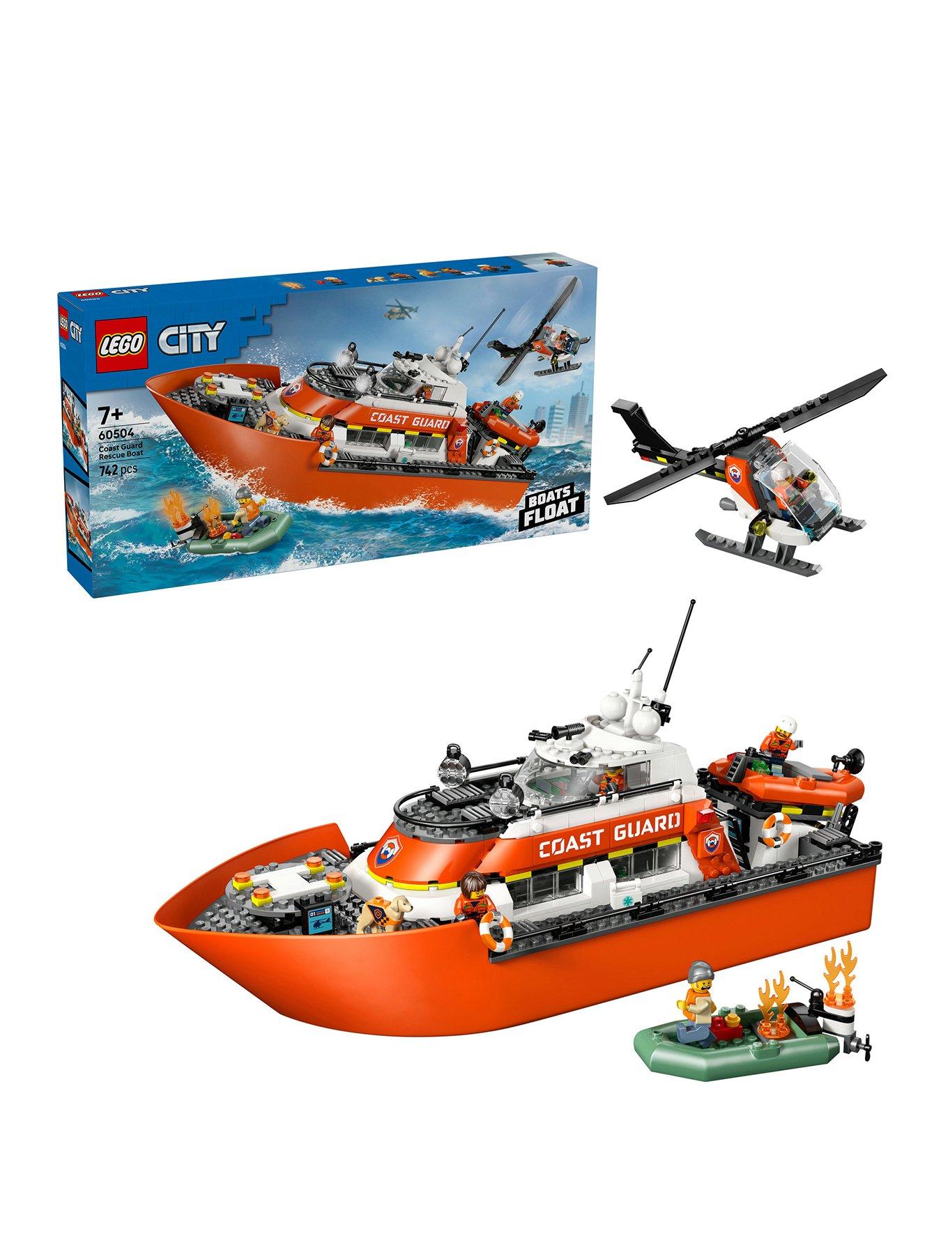 LEGO City Coast Guard Rescue Boat  &  Helicopter 60504
