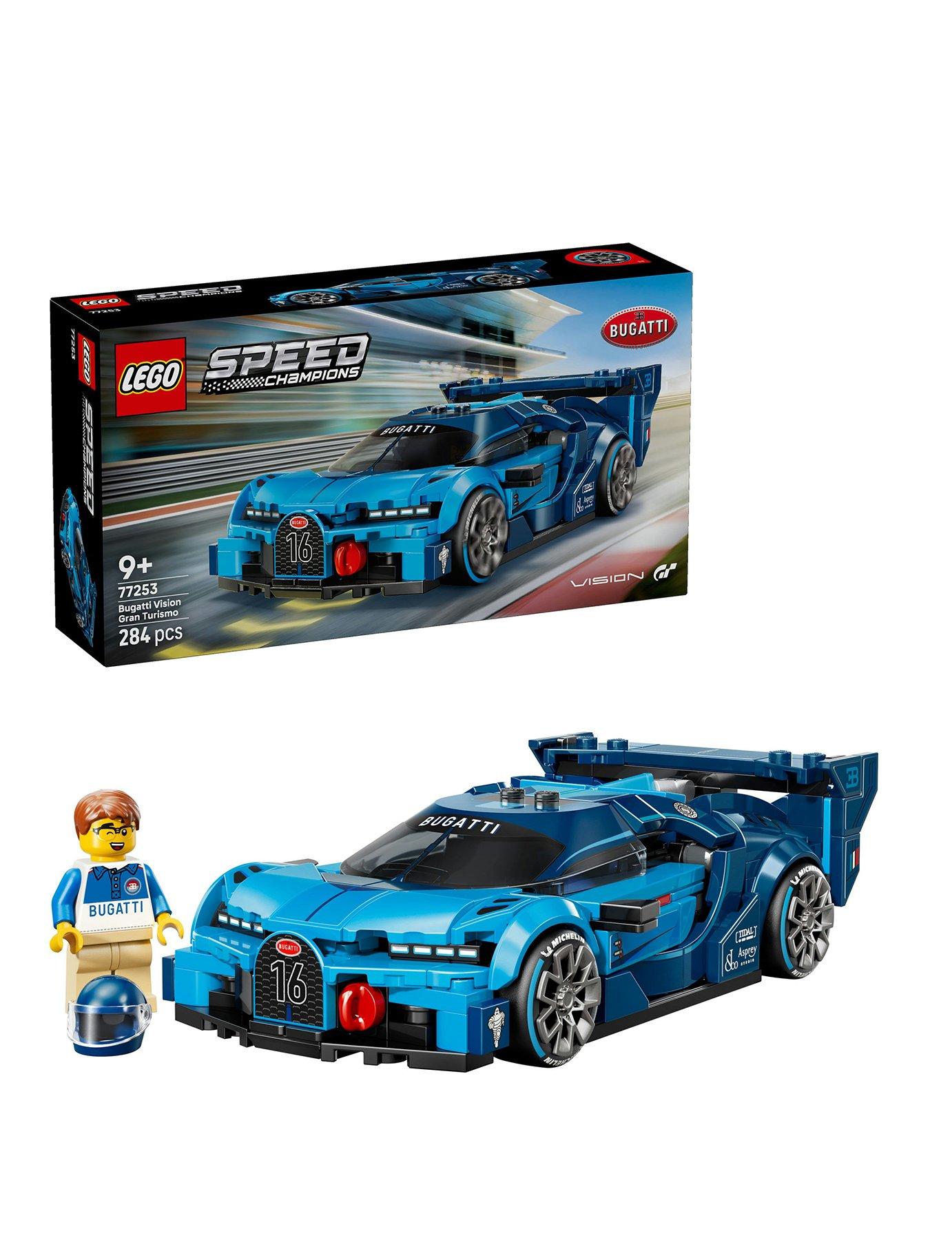 Image 1 of 8 of LEGO Speed Champions Bugatti Vision Gran Turismo Hyper Sports Car 77253