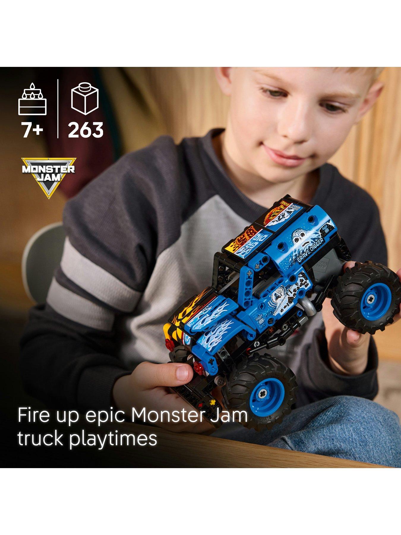 Image 2 of 8 of LEGO Technic Monster Jam Grave Digger Fire and Ice (42219)