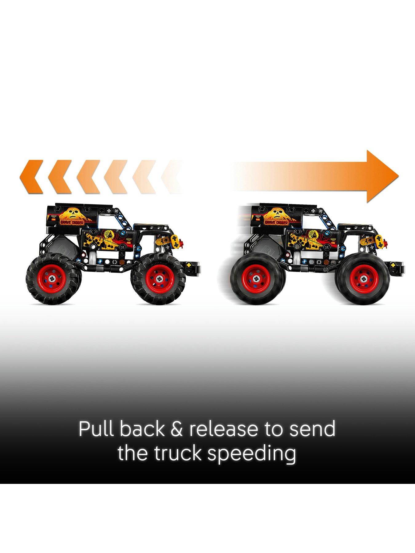 Image 3 of 8 of LEGO Technic Monster Jam Grave Digger Fire and Ice (42219)