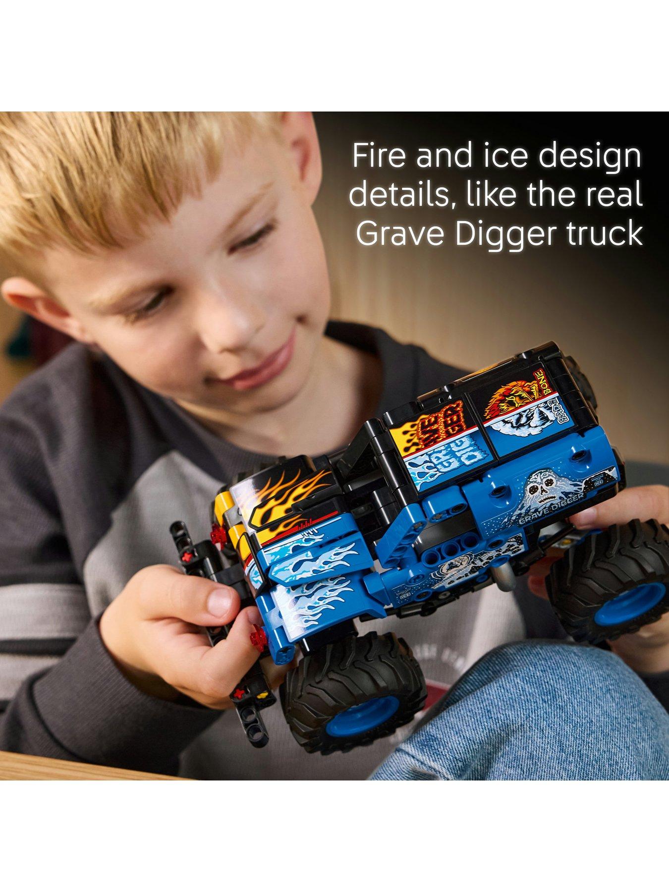Image 5 of 8 of LEGO Technic Monster Jam Grave Digger Fire and Ice (42219)