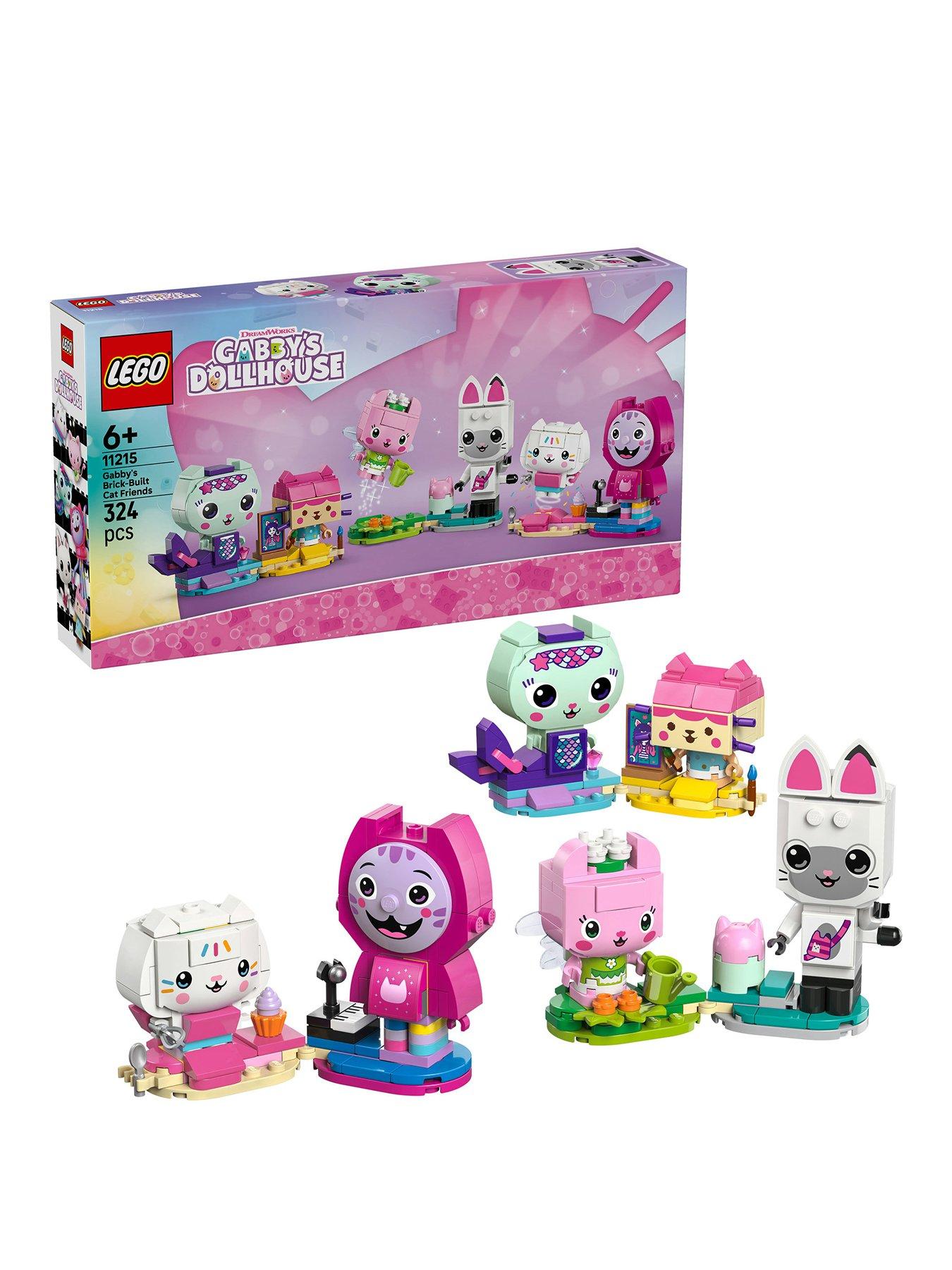 Image 1 of 8 of LEGO Gabby's Dollhouse Gabby's Brick-Built Cat Friends (11215)