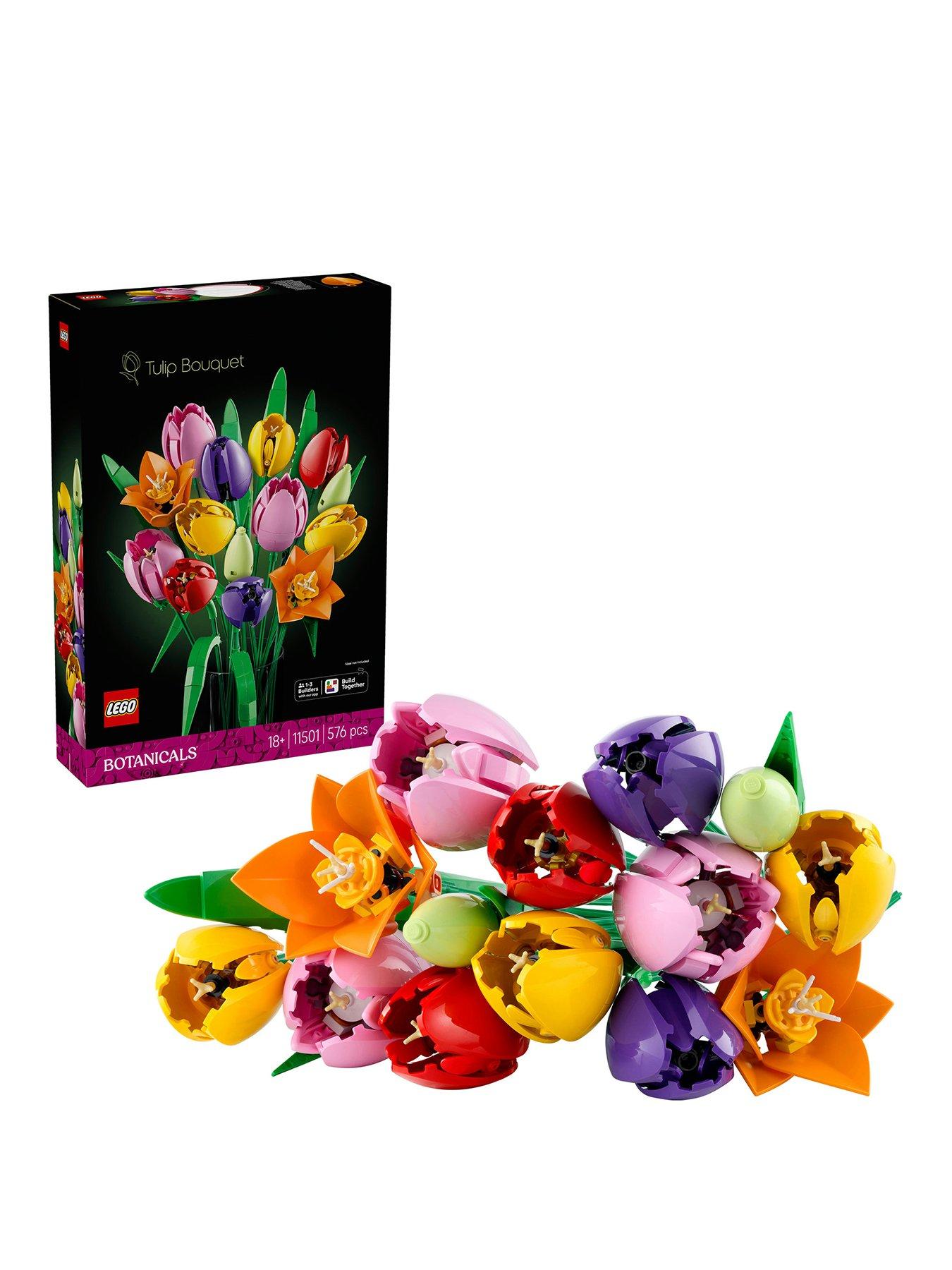 Image 1 of 8 of LEGO Botanical Tulip Bouquet Faux Flowers Set 11501
