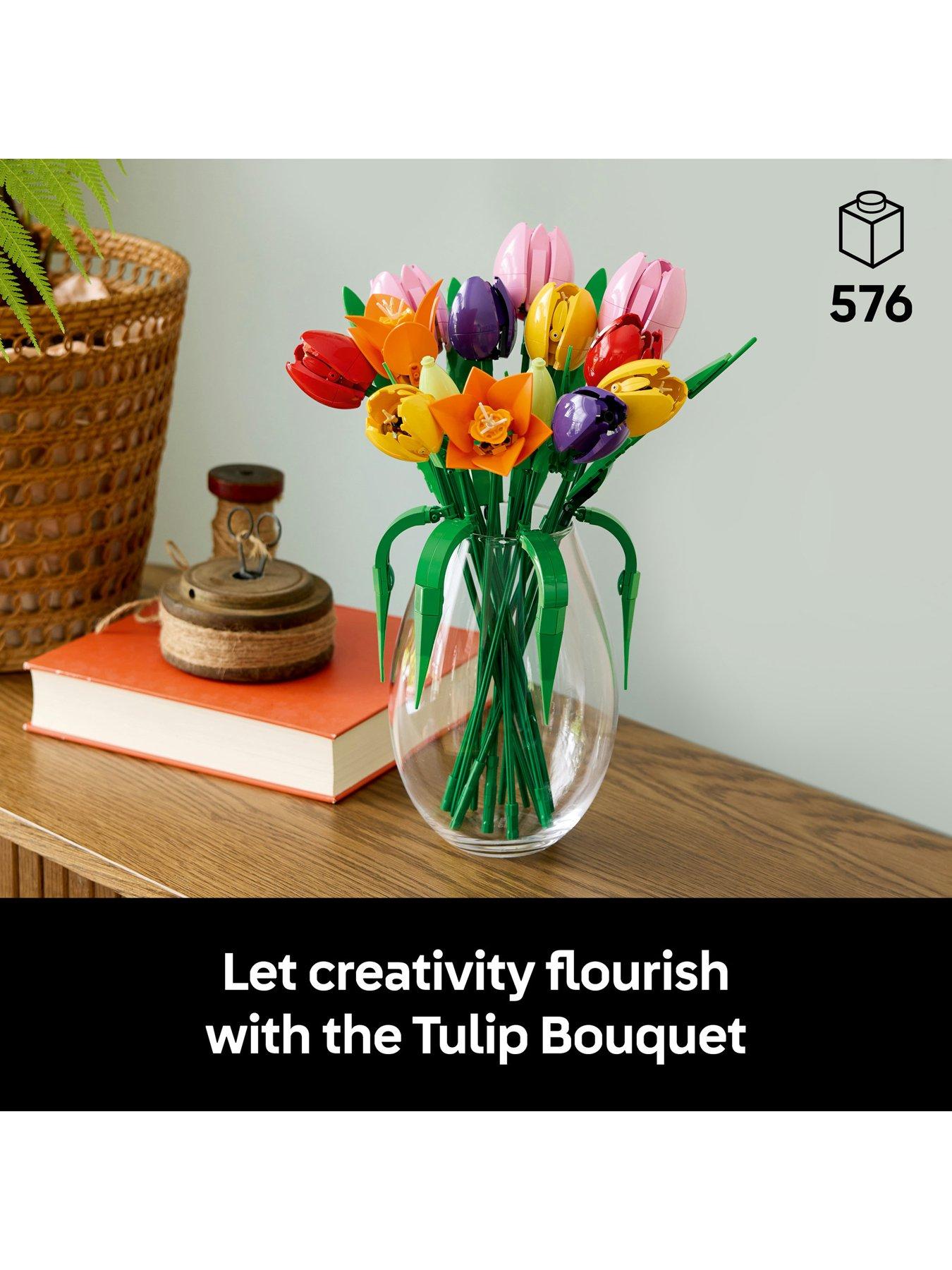 Image 2 of 8 of LEGO Botanical Tulip Bouquet Faux Flowers Set 11501