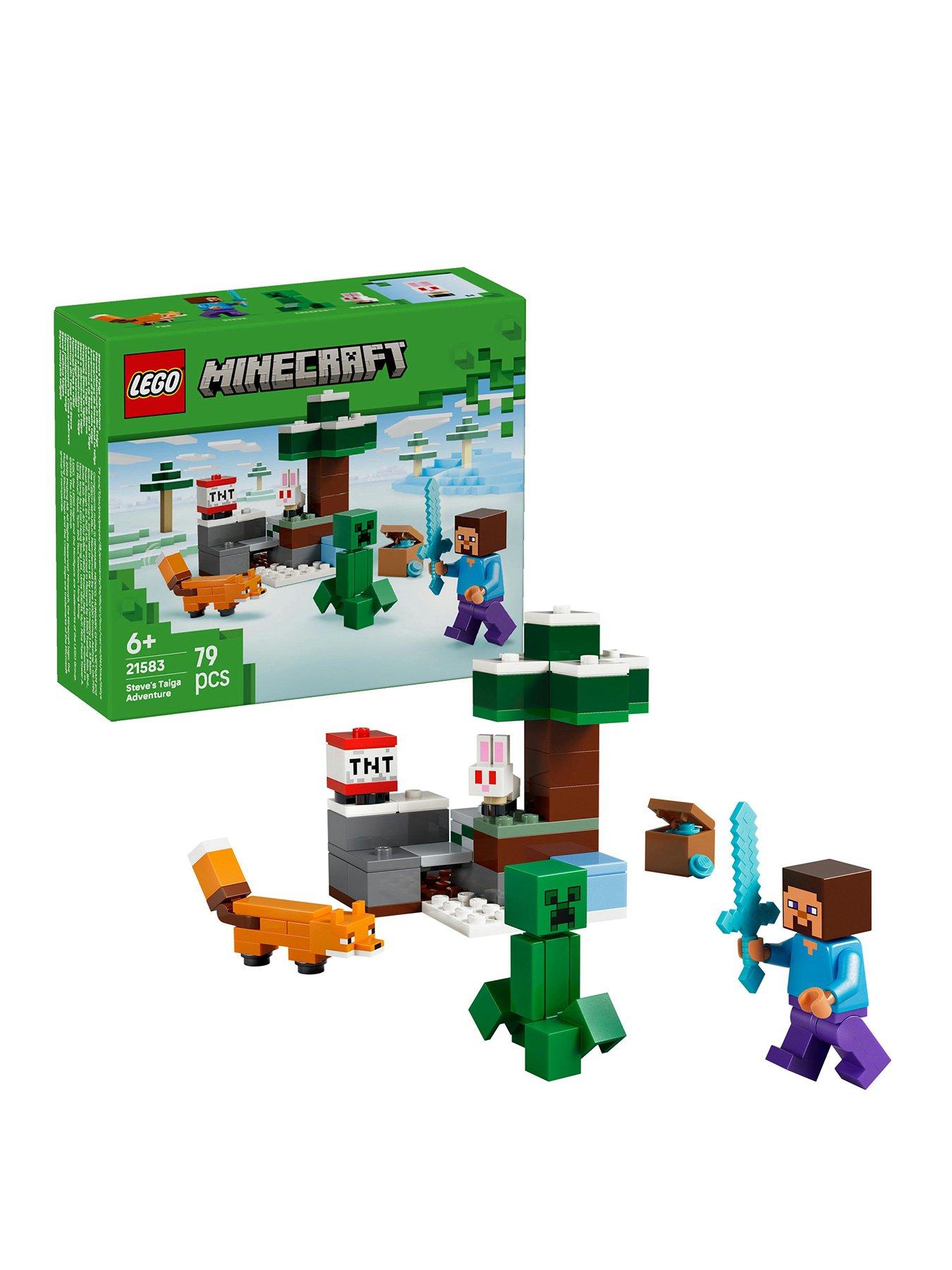LEGO Minecraft Steve’s Taiga Adventure Toy (21583)