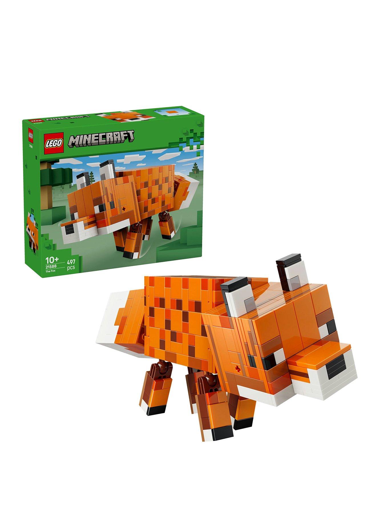 LEGO Minecraft The Fox Toy - Gaming Decor Gift 21588