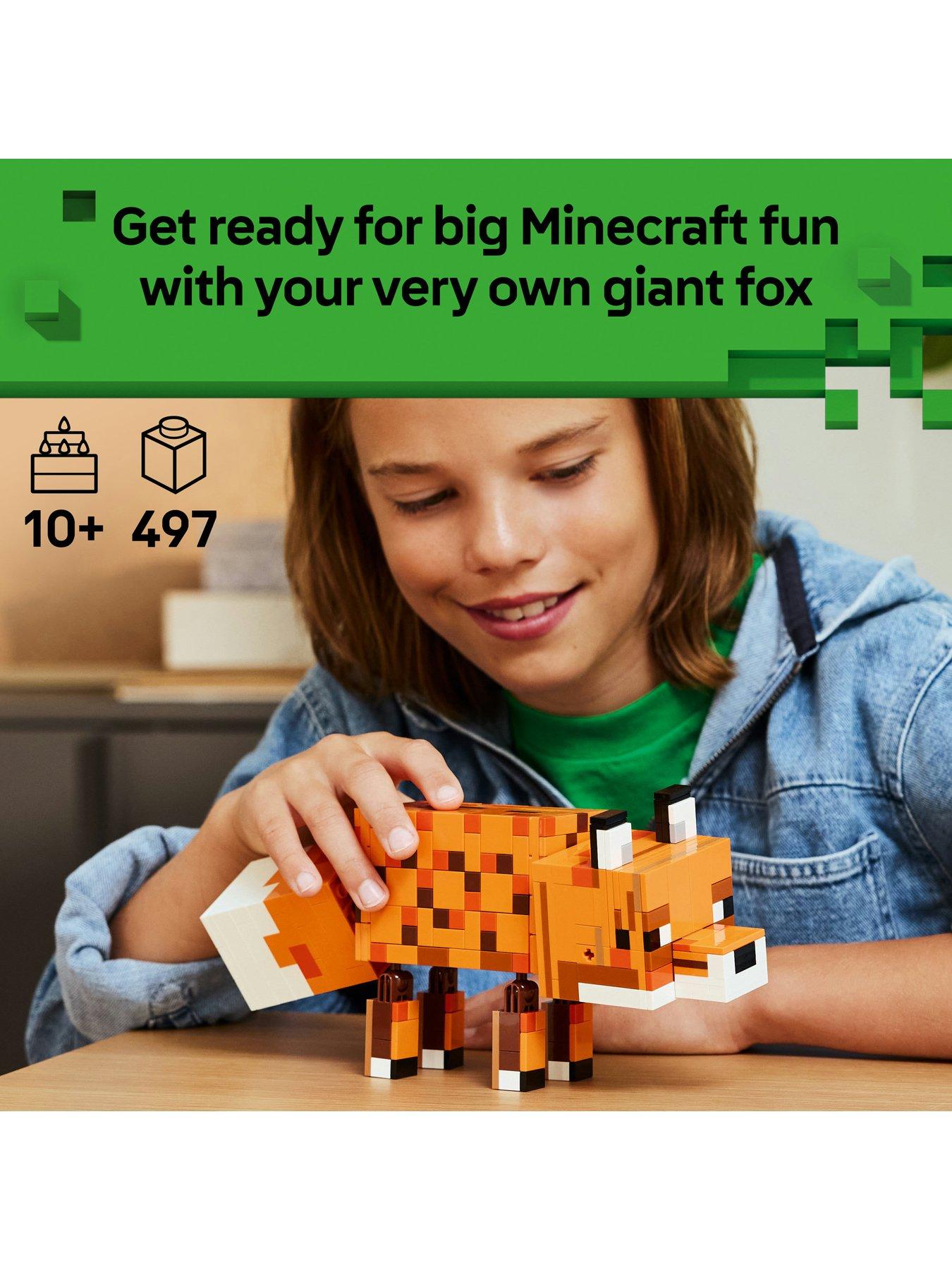 LEGO Minecraft The Fox Toy Gaming Decor Gift 21588 Very