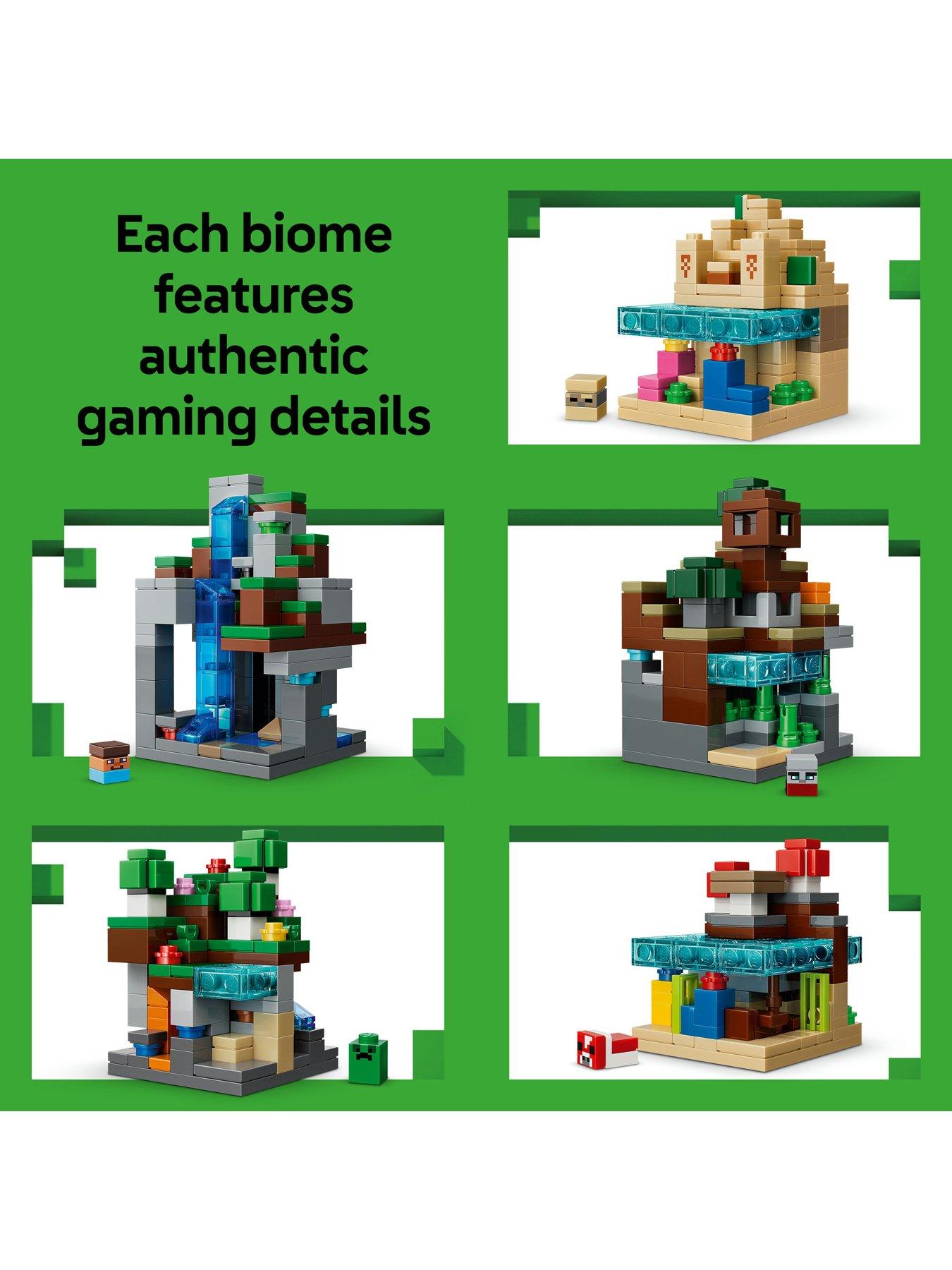 Image 3 of 8 of LEGO Minecraft Mini Biomes Building Toy (21589)