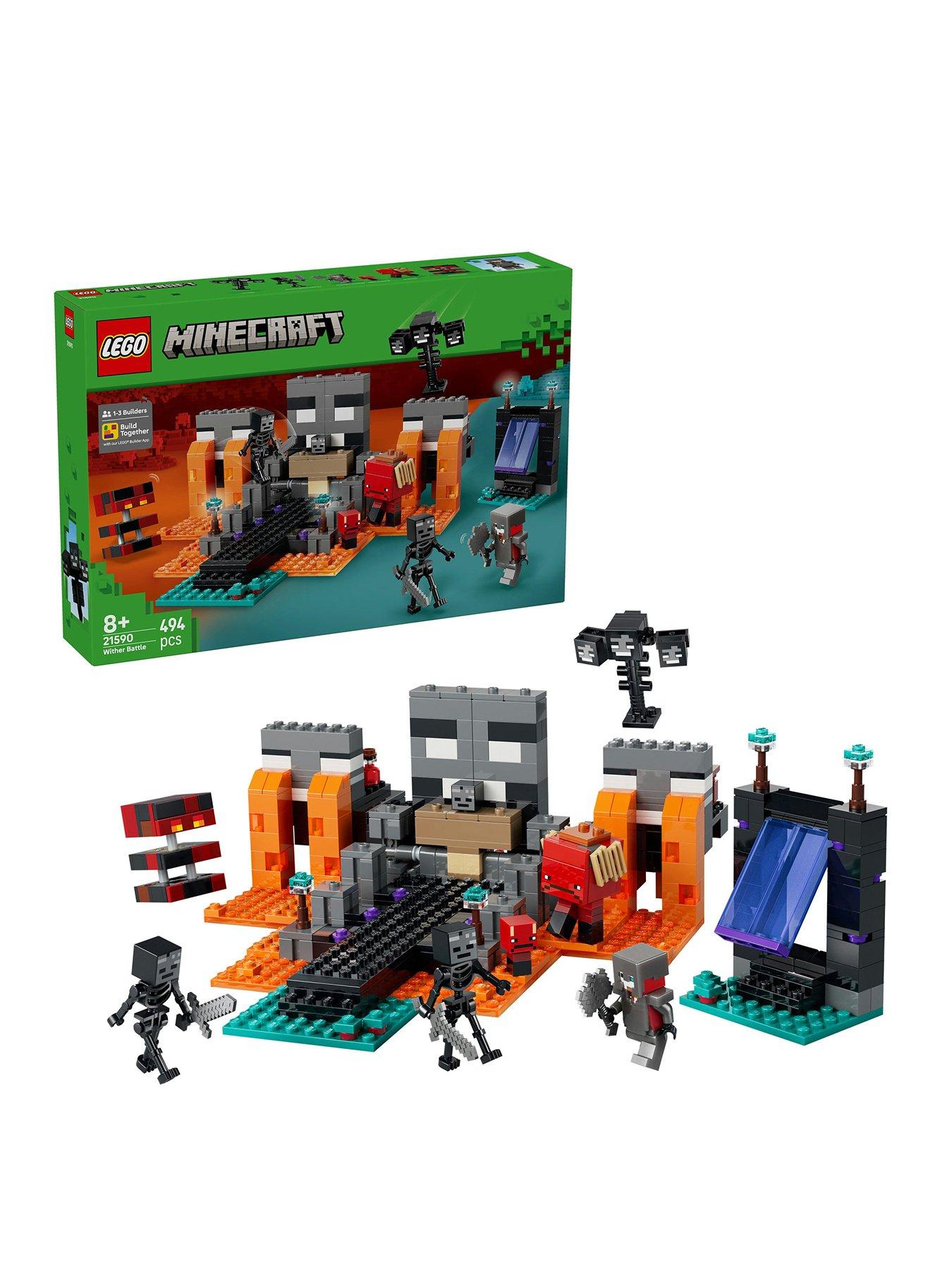 Image 1 of 8 of LEGO Minecraft Wither Battle Toy with Figures (21590)