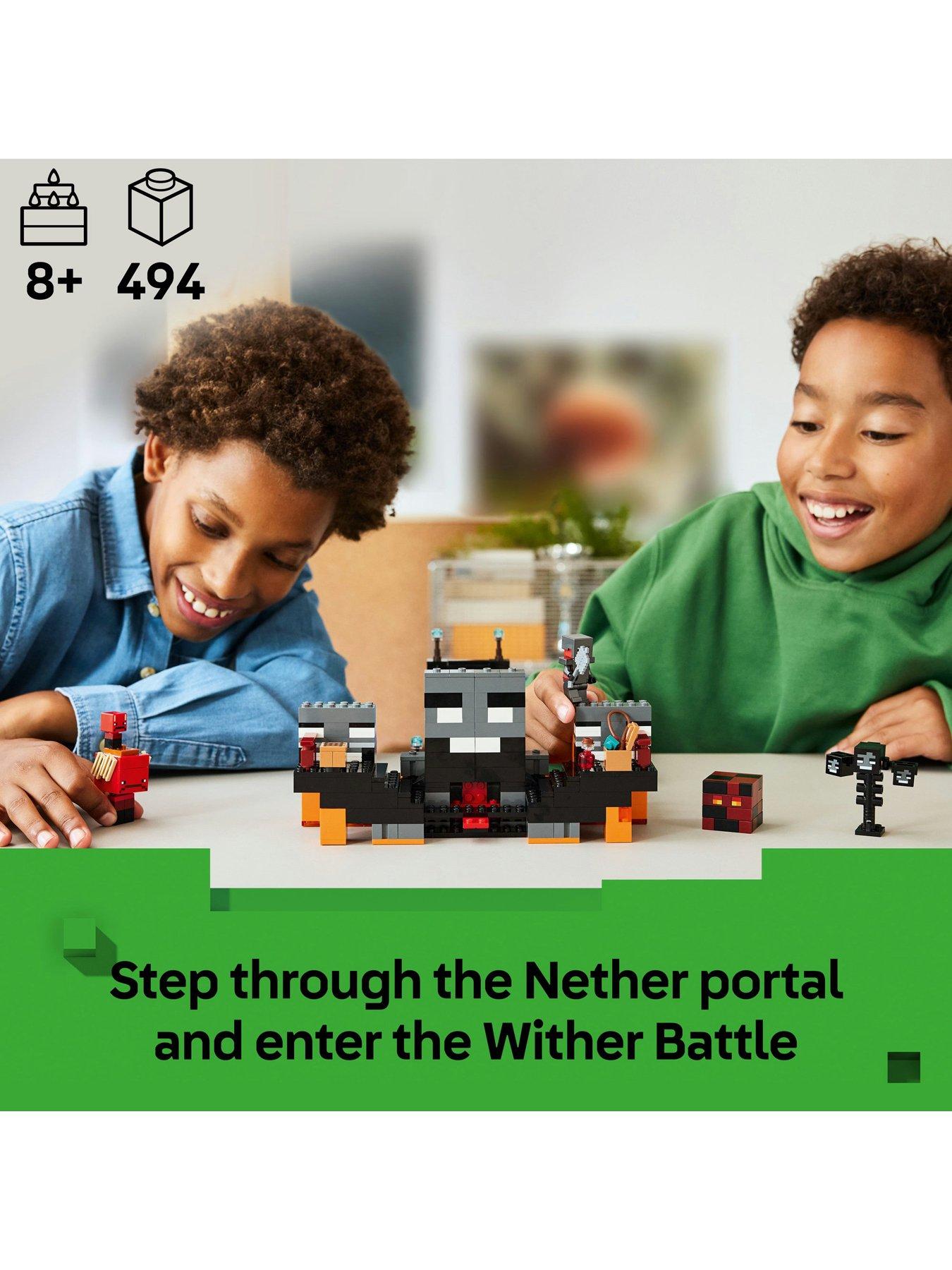 Image 2 of 8 of LEGO Minecraft Wither Battle Toy with Figures (21590)