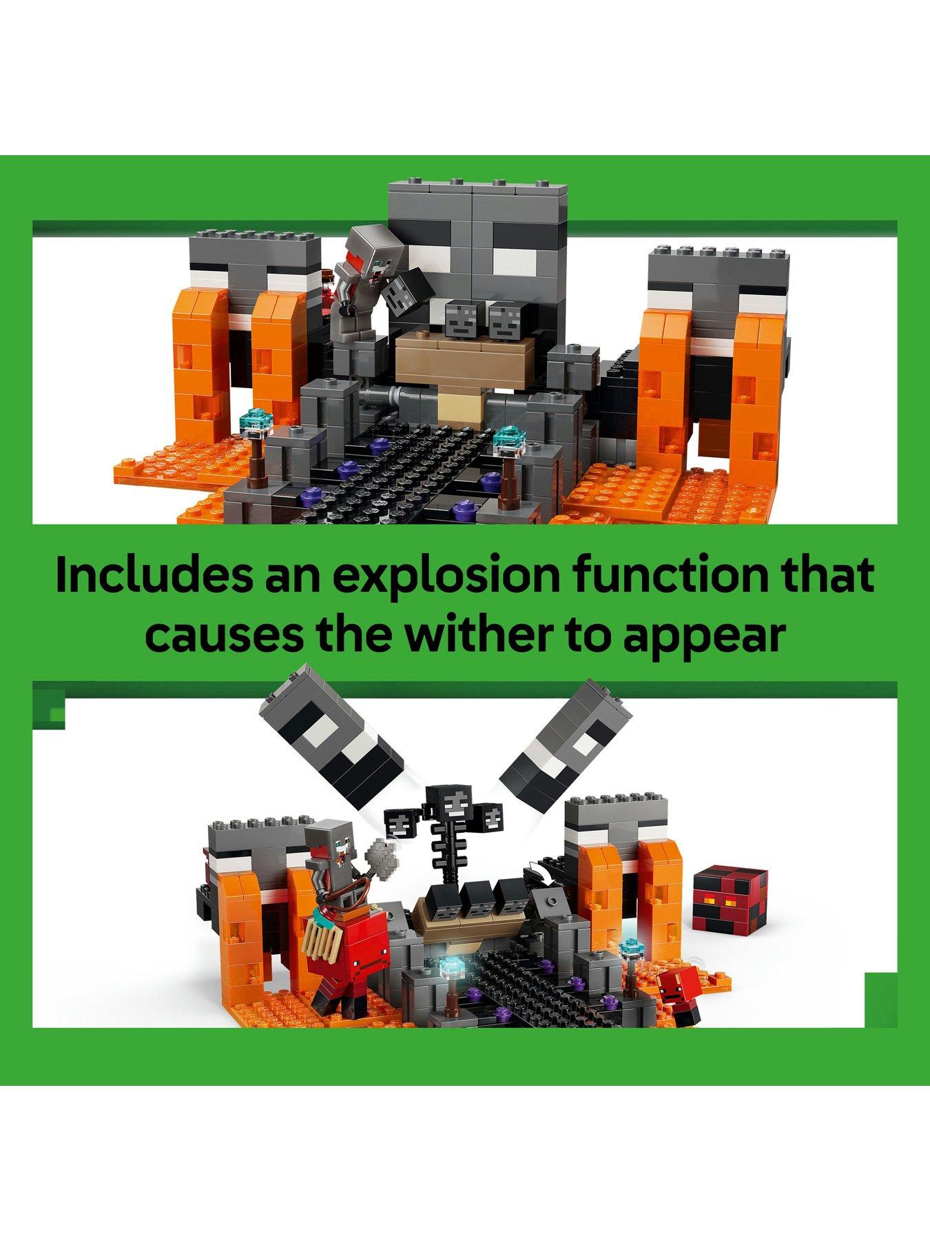 Image 4 of 8 of LEGO Minecraft Wither Battle Toy with Figures (21590)