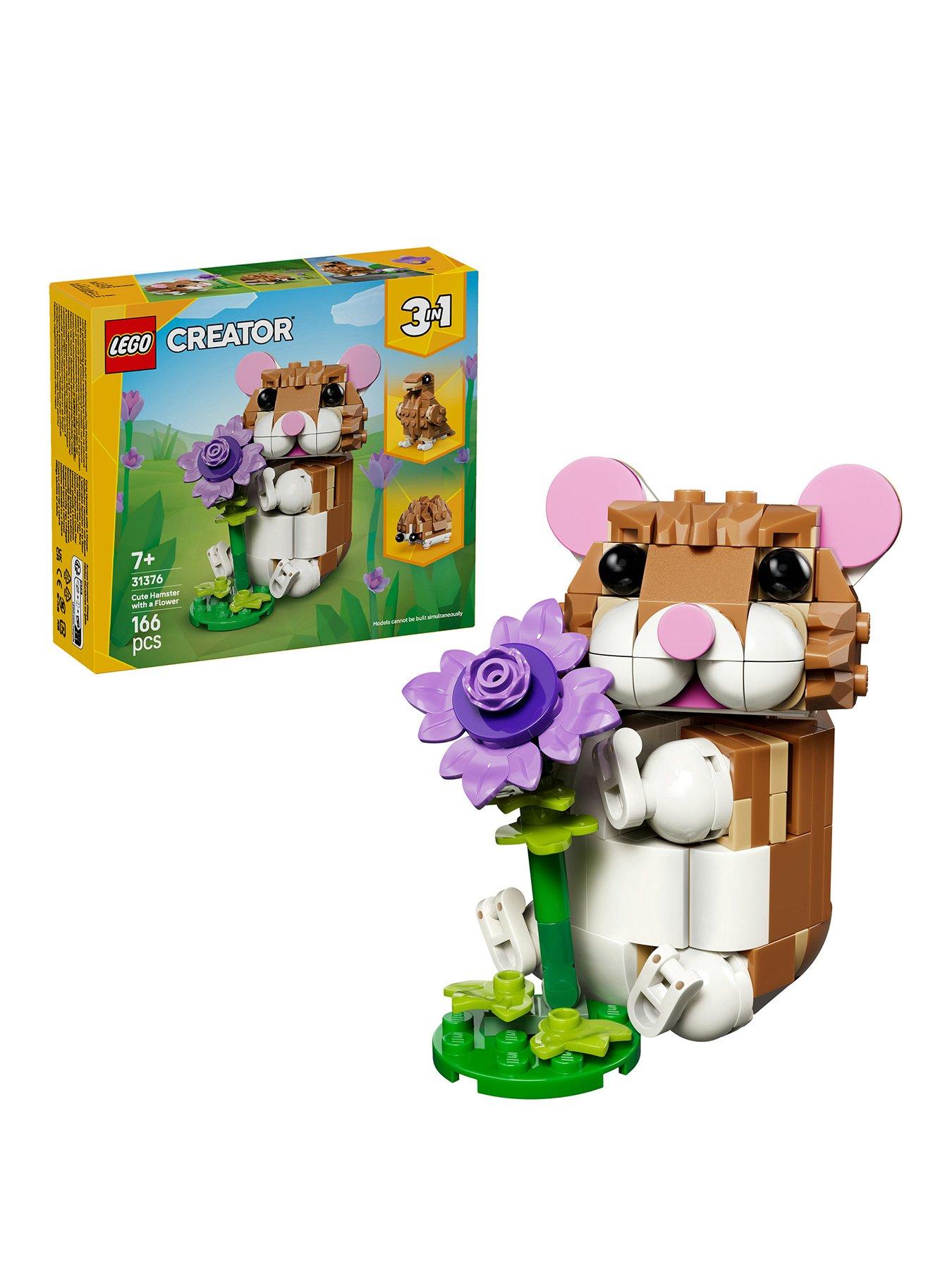 Image 1 of 8 of LEGO Creator 3in1 Cute Hamster with a Flower&nbsp;31376