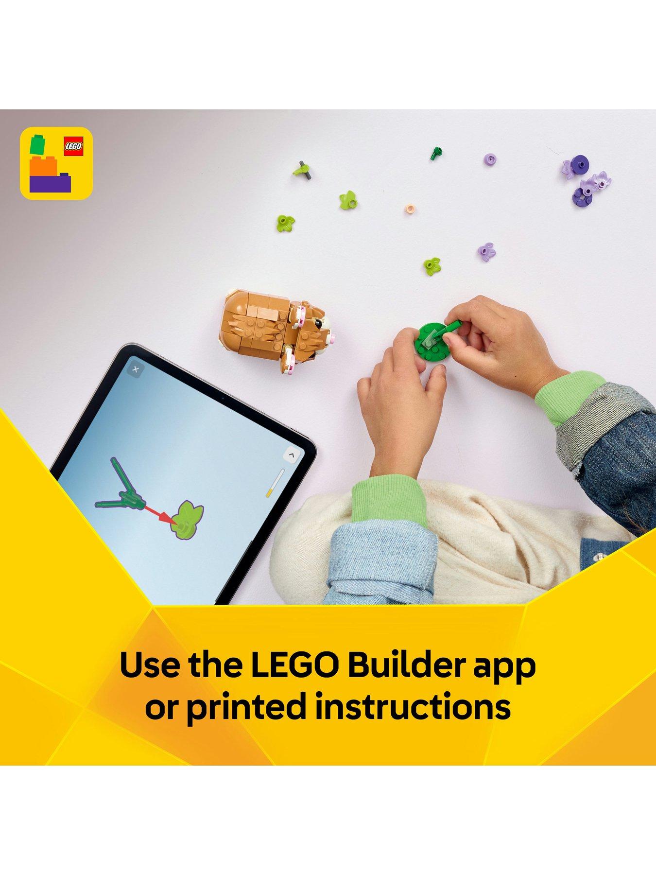 Image 6 of 8 of LEGO Creator 3in1 Cute Hamster with a Flower&nbsp;31376