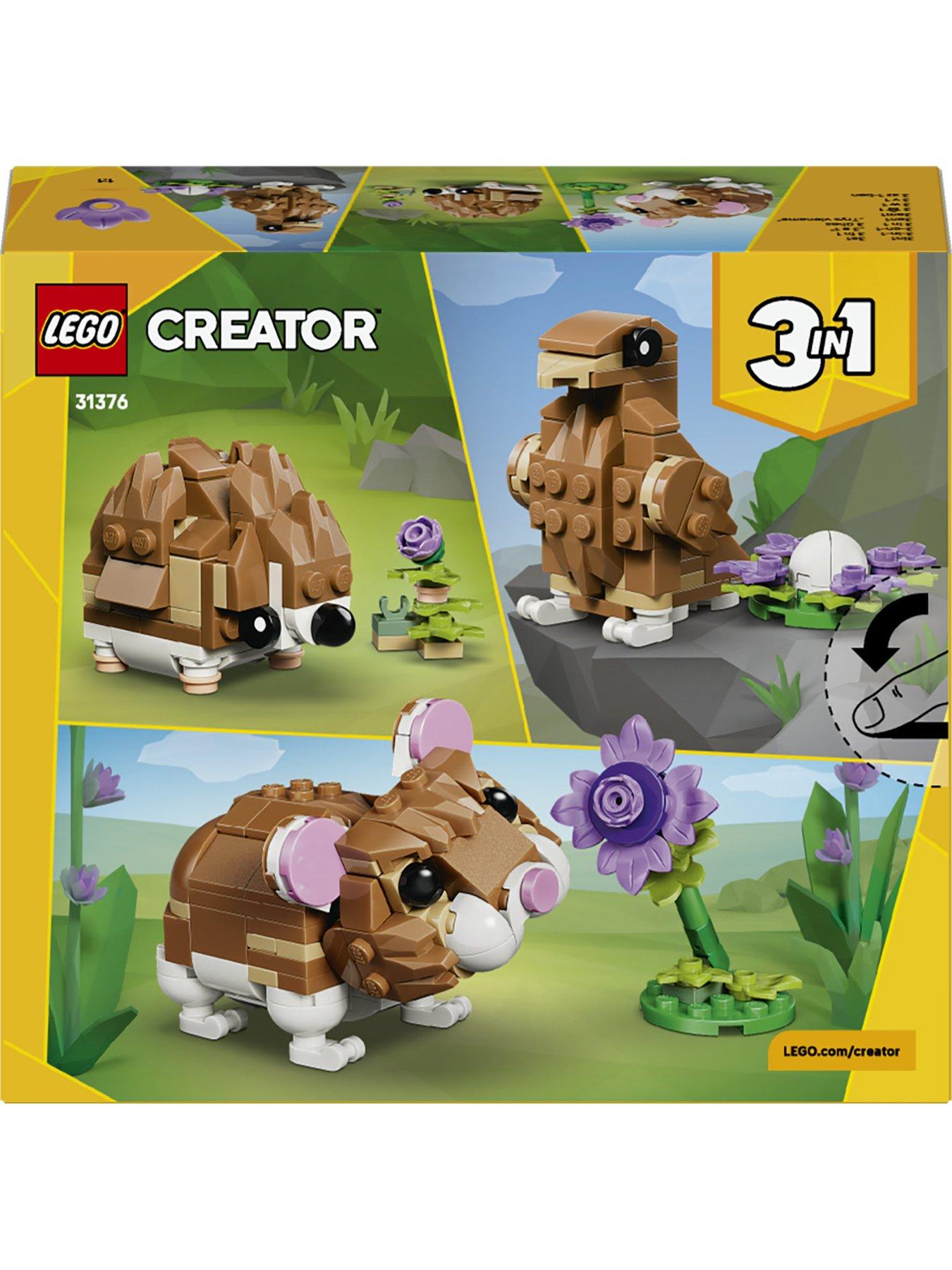 Image 7 of 8 of LEGO Creator 3in1 Cute Hamster with a Flower&nbsp;31376