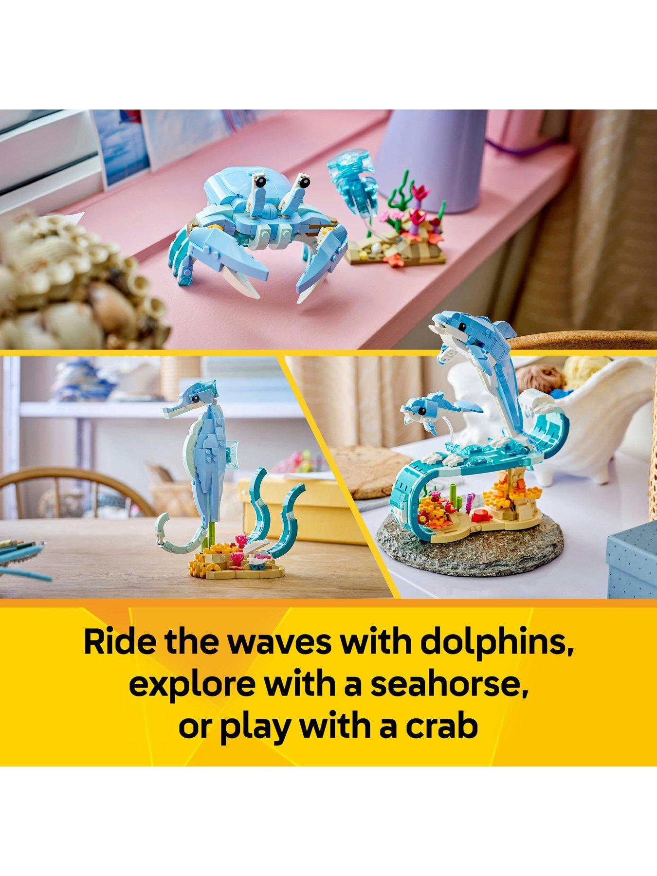 Image 3 of 8 of LEGO Creator 3-in-1 Sea Animals: Beautiful Dolphins&nbsp;31385