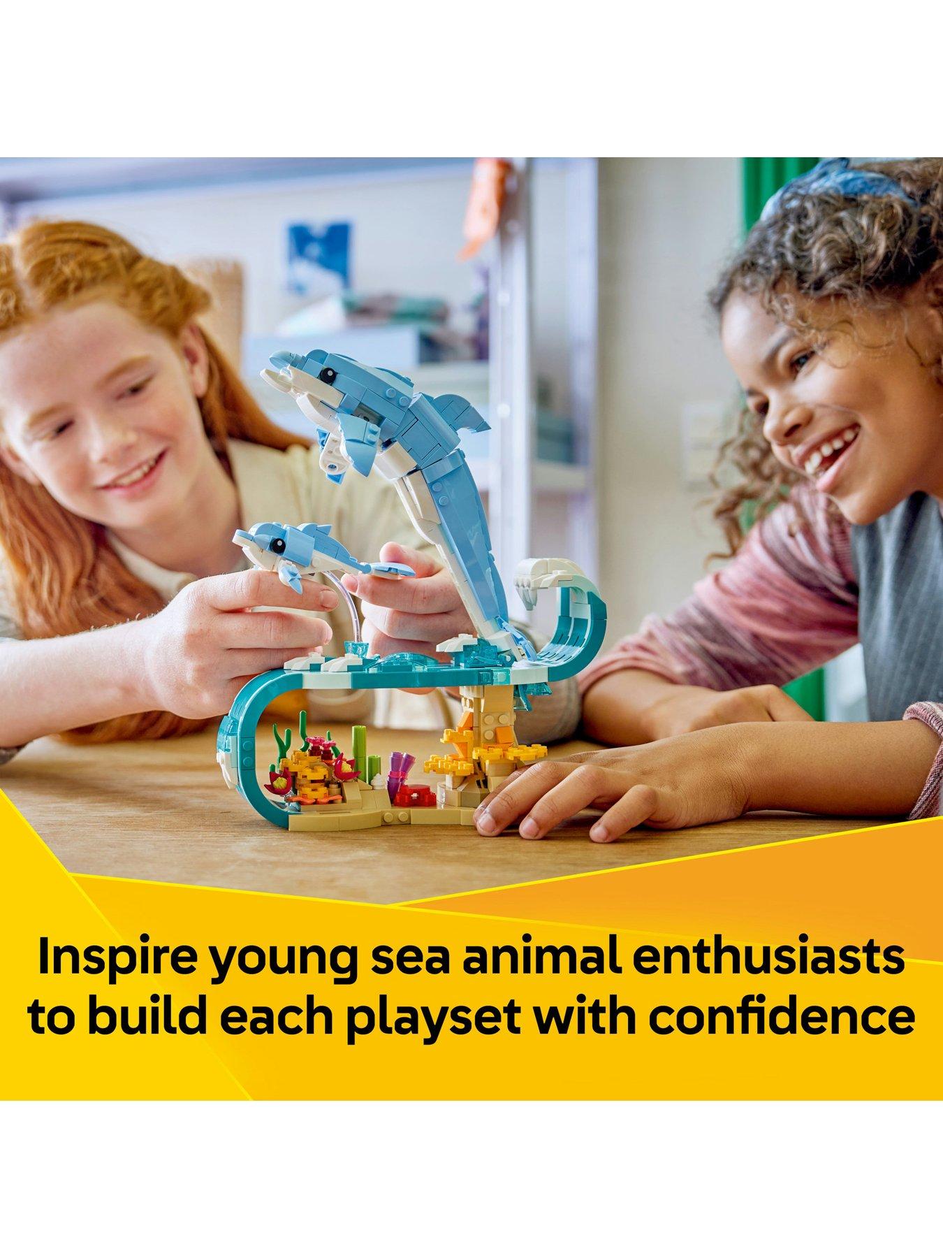 Image 6 of 8 of LEGO Creator 3-in-1 Sea Animals: Beautiful Dolphins&nbsp;31385