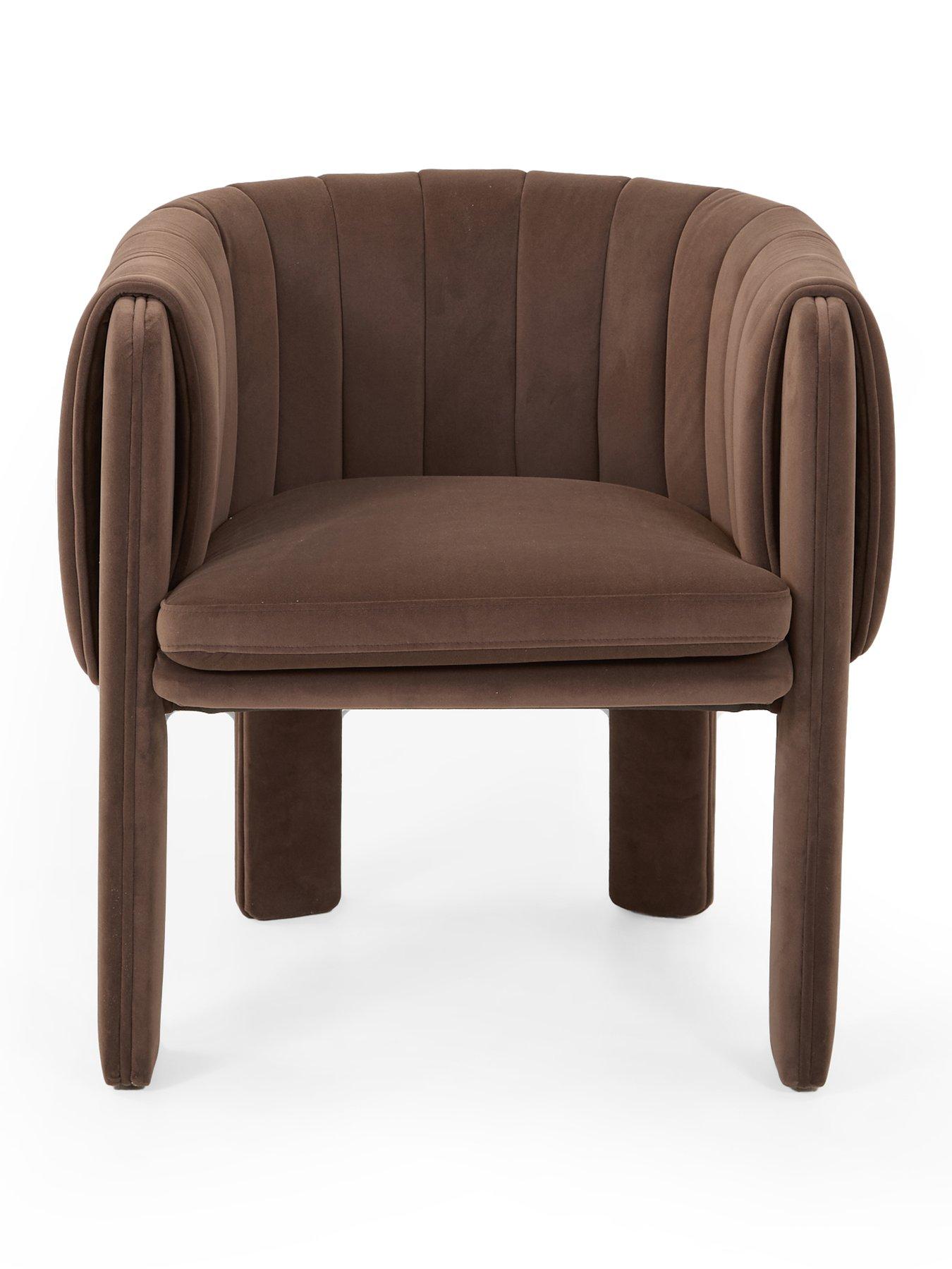 Image 2 of 7 of The Very Collection Mila Double Layer Pleated Dining Chair