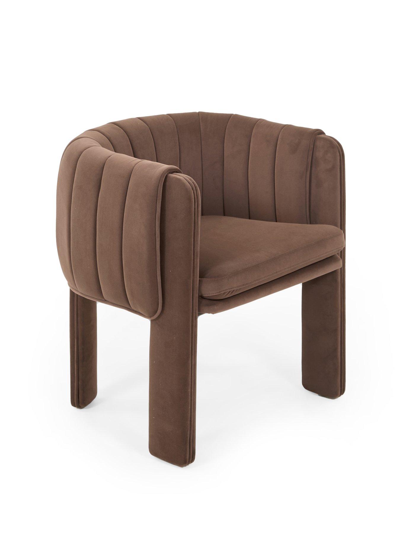 Image 3 of 7 of The Very Collection Mila Double Layer Pleated Dining Chair