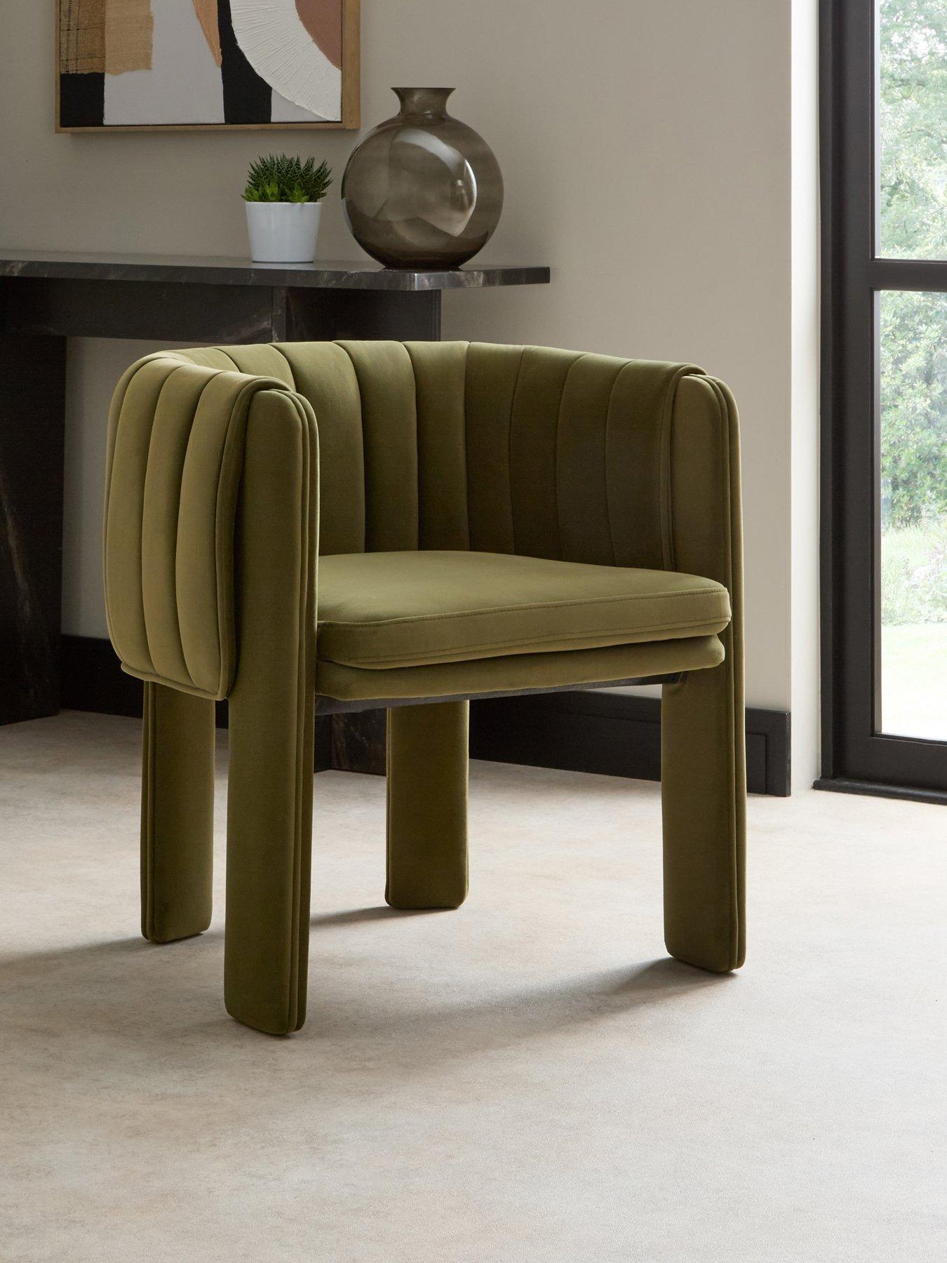 The Very Collection Mila Double Layer Pleated Dining Chair