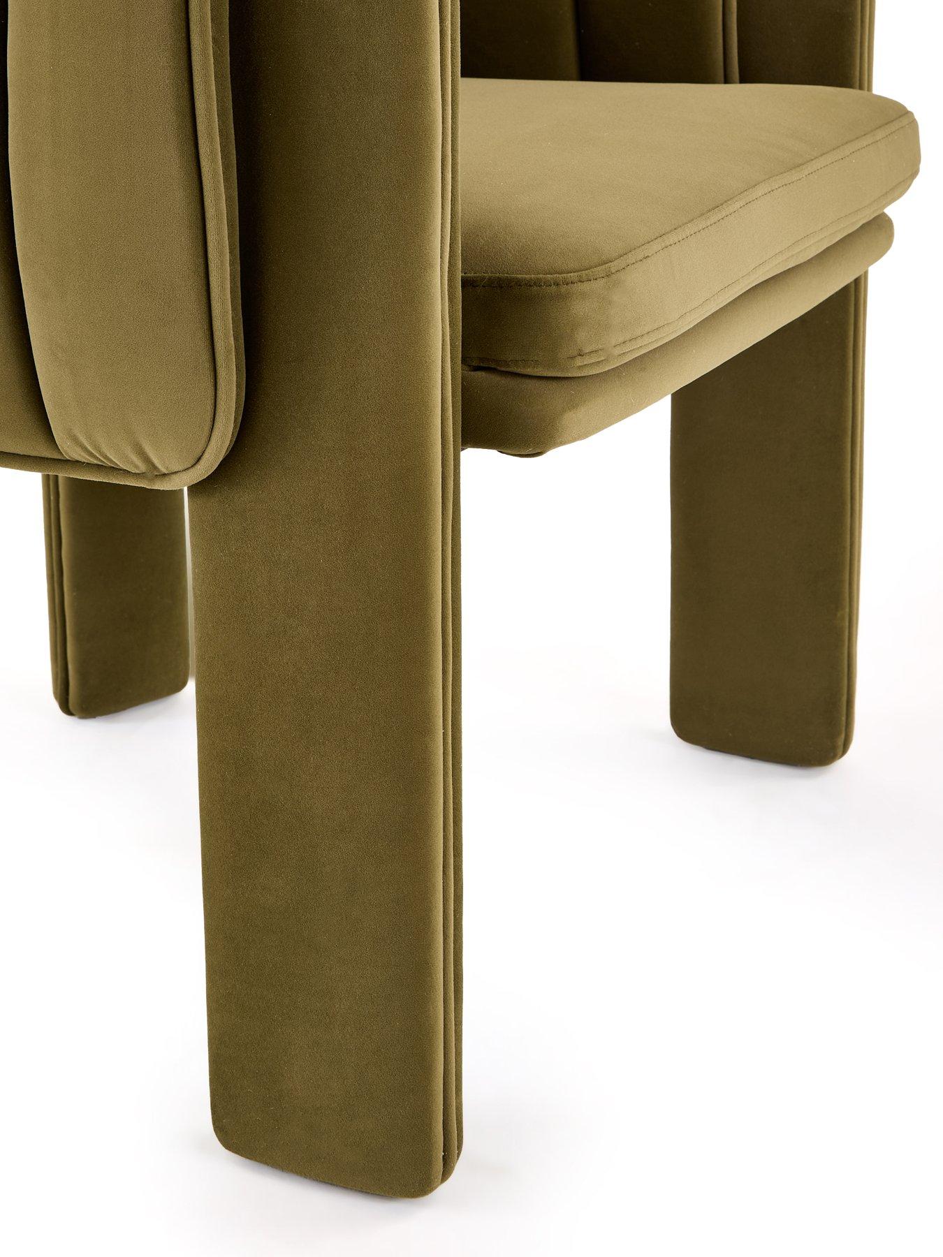 Image 6 of 6 of The Very Collection Mila Double Layer Pleated Dining Chair