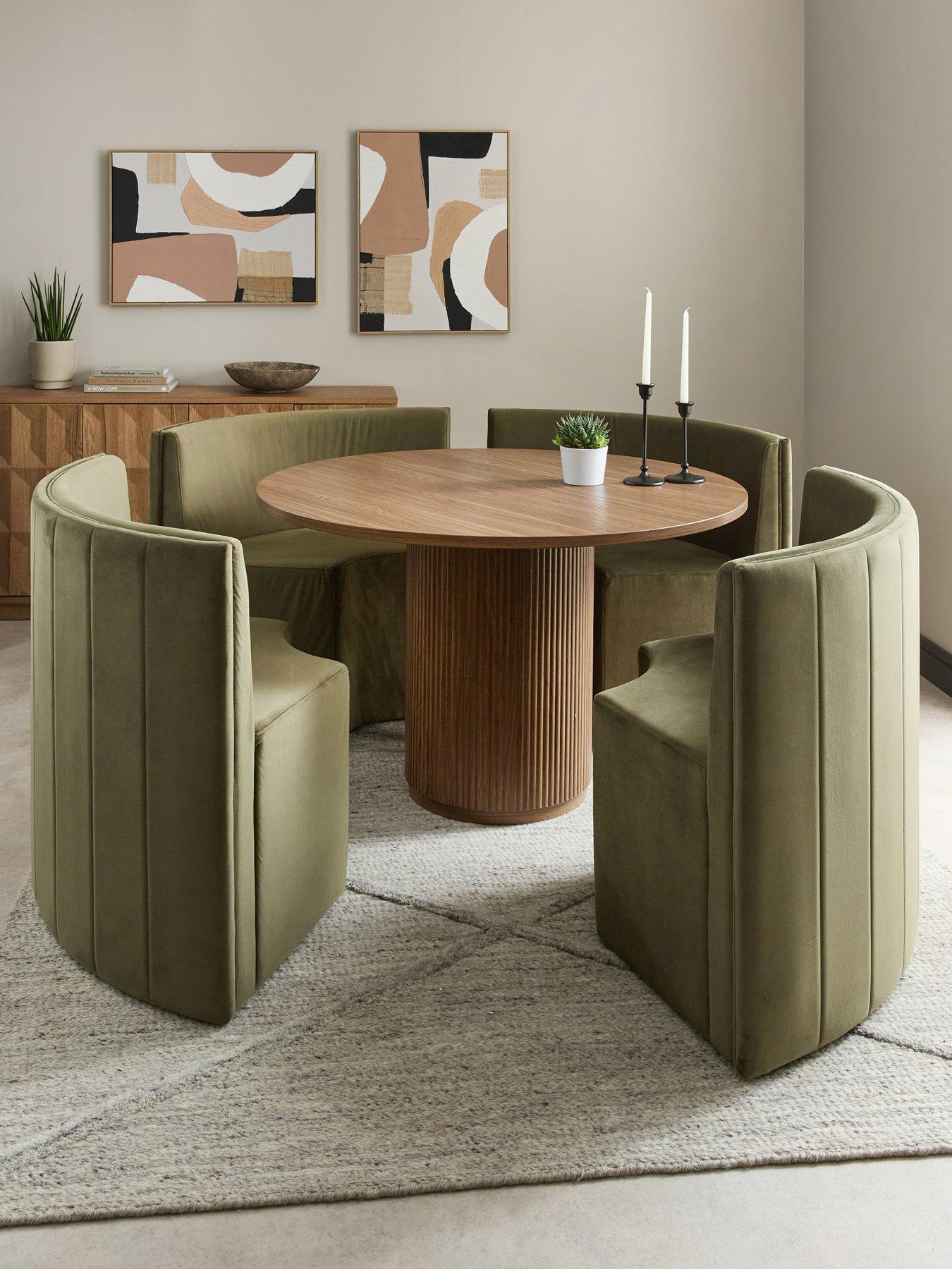 The Very Collection Carina Round Dining Table With 4 Chairs