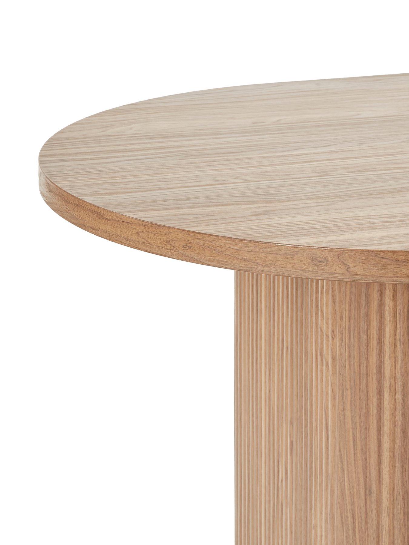 Image 4 of 7 of The Very Collection Carina Mid Oak 200cm Oval Dining Table
