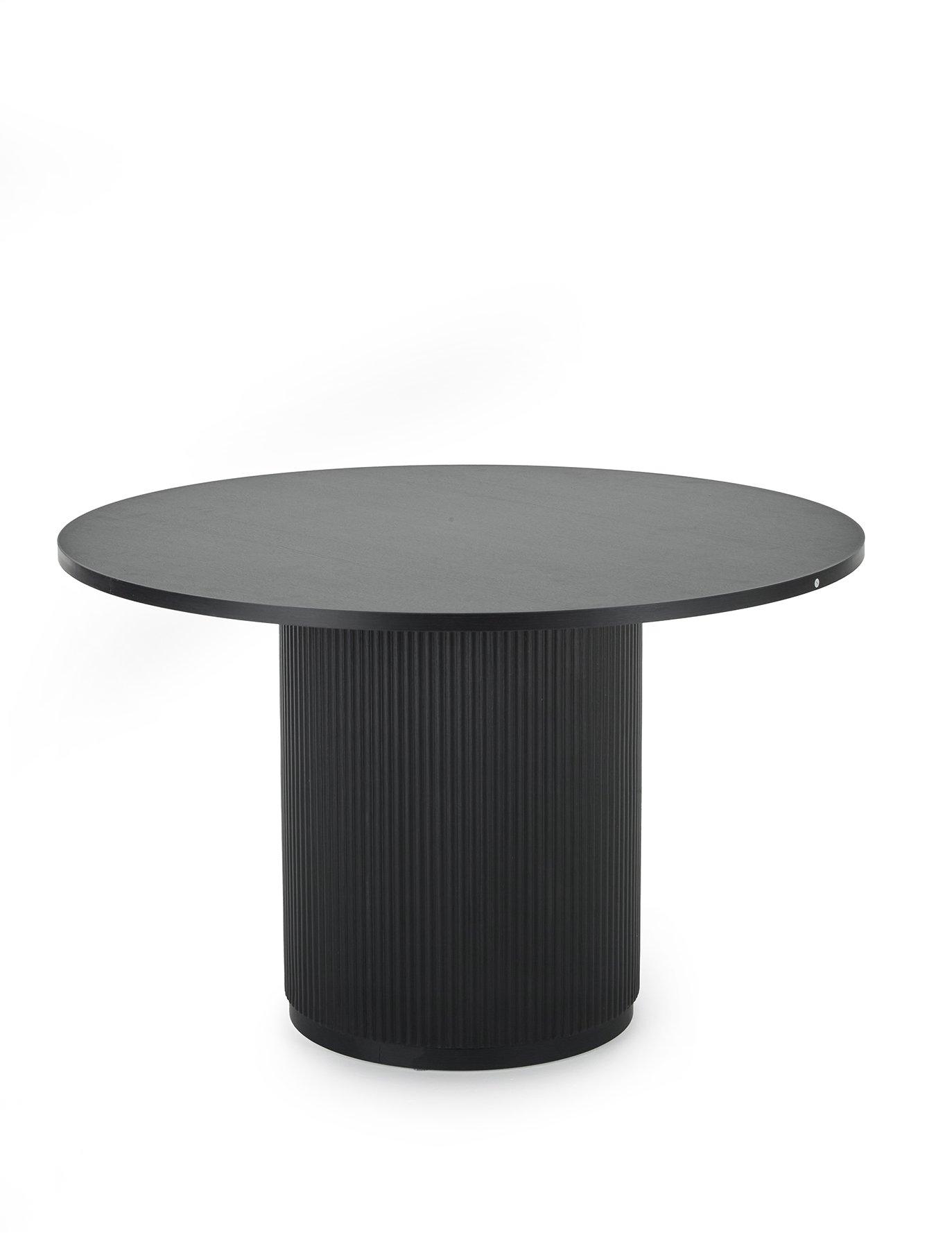 Image 2 of 4 of The Very Collection Carina Black 120cm Round Dining Table - FSC&reg; Certified