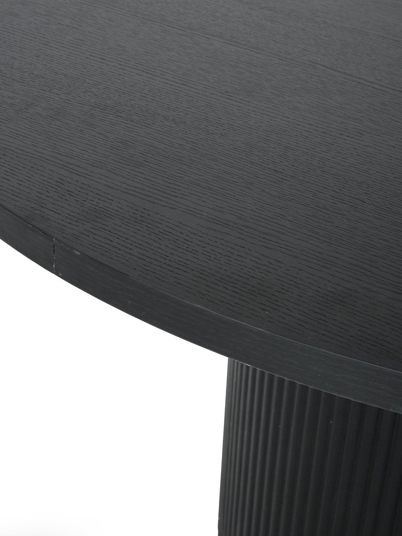 Image 3 of 4 of The Very Collection Carina Black 120cm Round Dining Table - FSC&reg; Certified